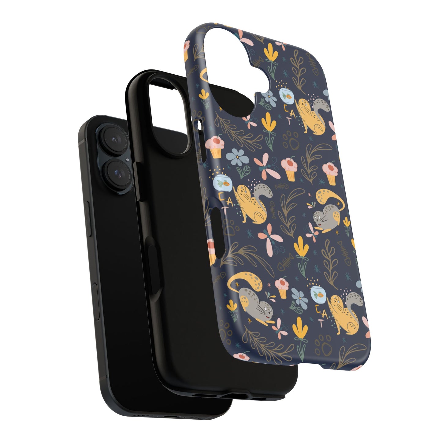 Cat-Themed Tough Phone Case - Tough Case For Stylish Protection