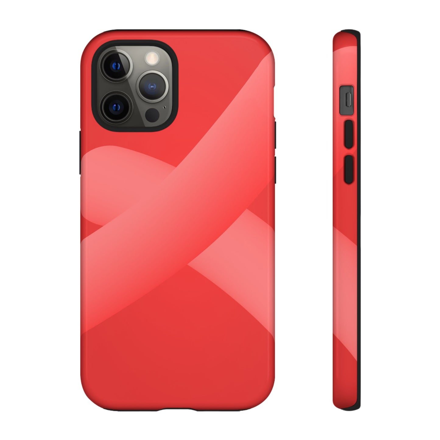 Stylish Tough Phone Case - Modern Red Design for Ultimate Protection