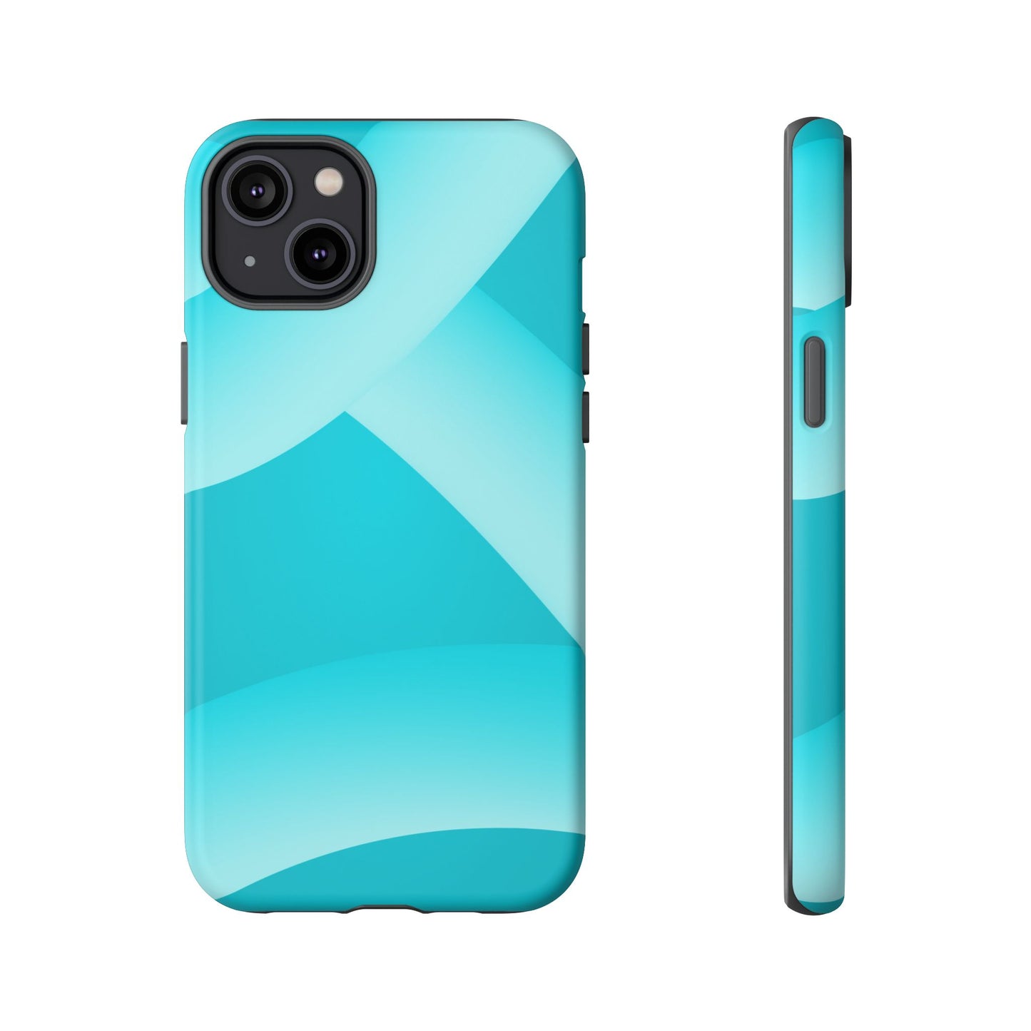 Stylish Tough Phone Case - Modern Blue Design for Ultimate Protection