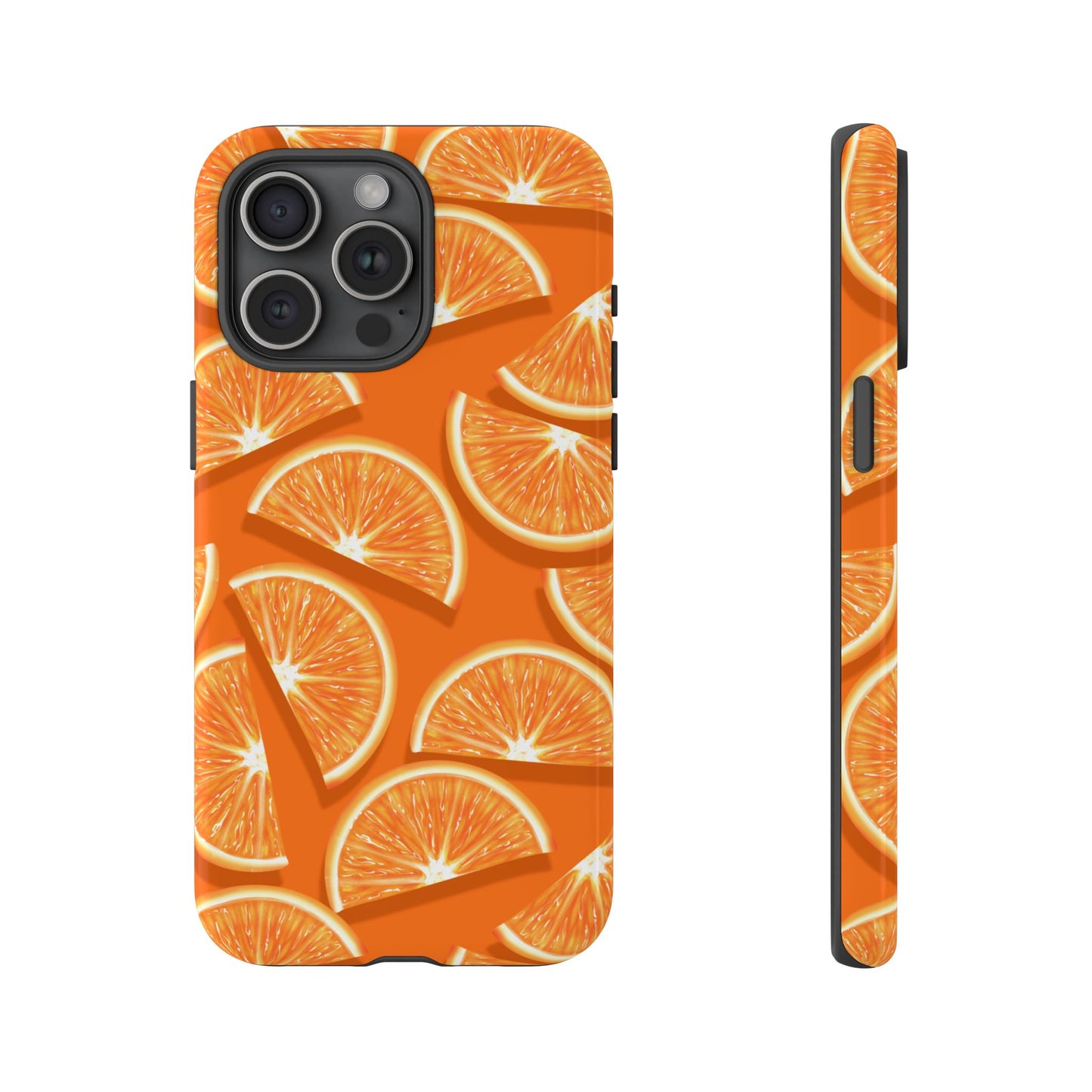 Vibrant Orange Slice Phone Case - Tough Cases for Phone Protection