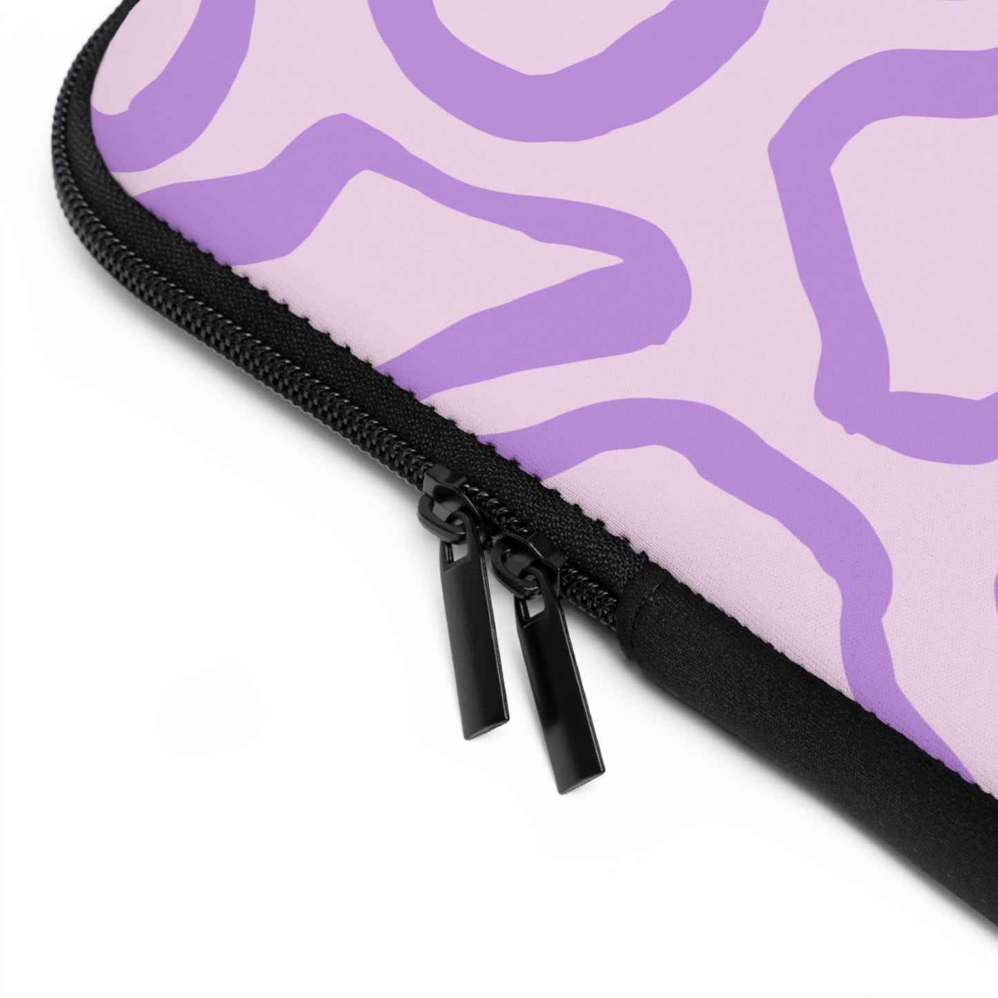 Purple Leopard Print Laptop Sleeve - Stylish Protective Case for Tech Lovers