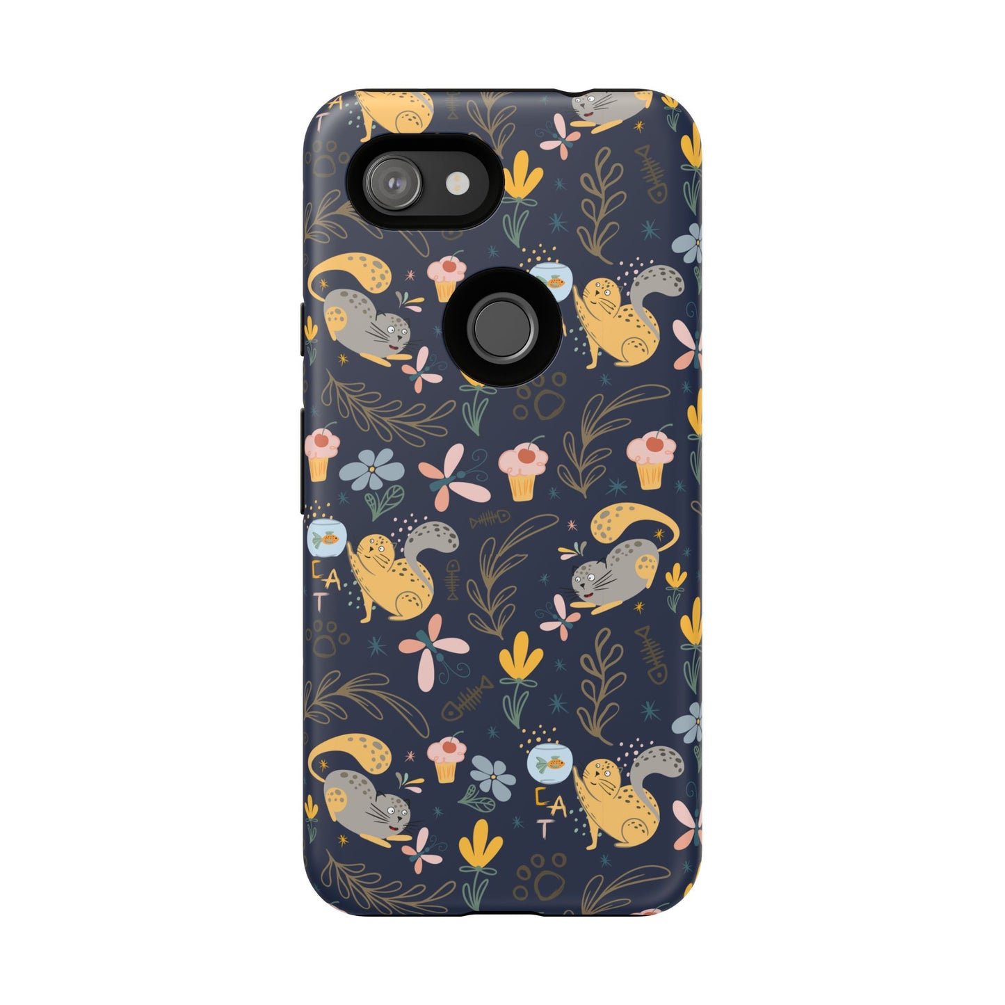 Cat-Themed Tough Phone Case - Tough Case For Stylish Protection
