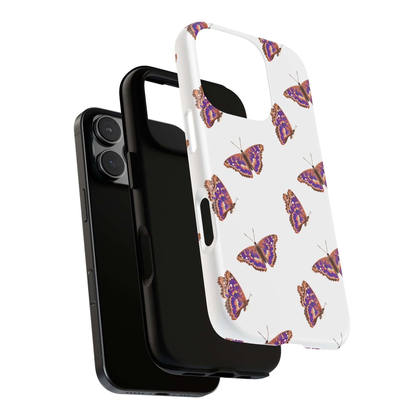 Butterfly Print Phone Case - Tough Case For Stylish Protection