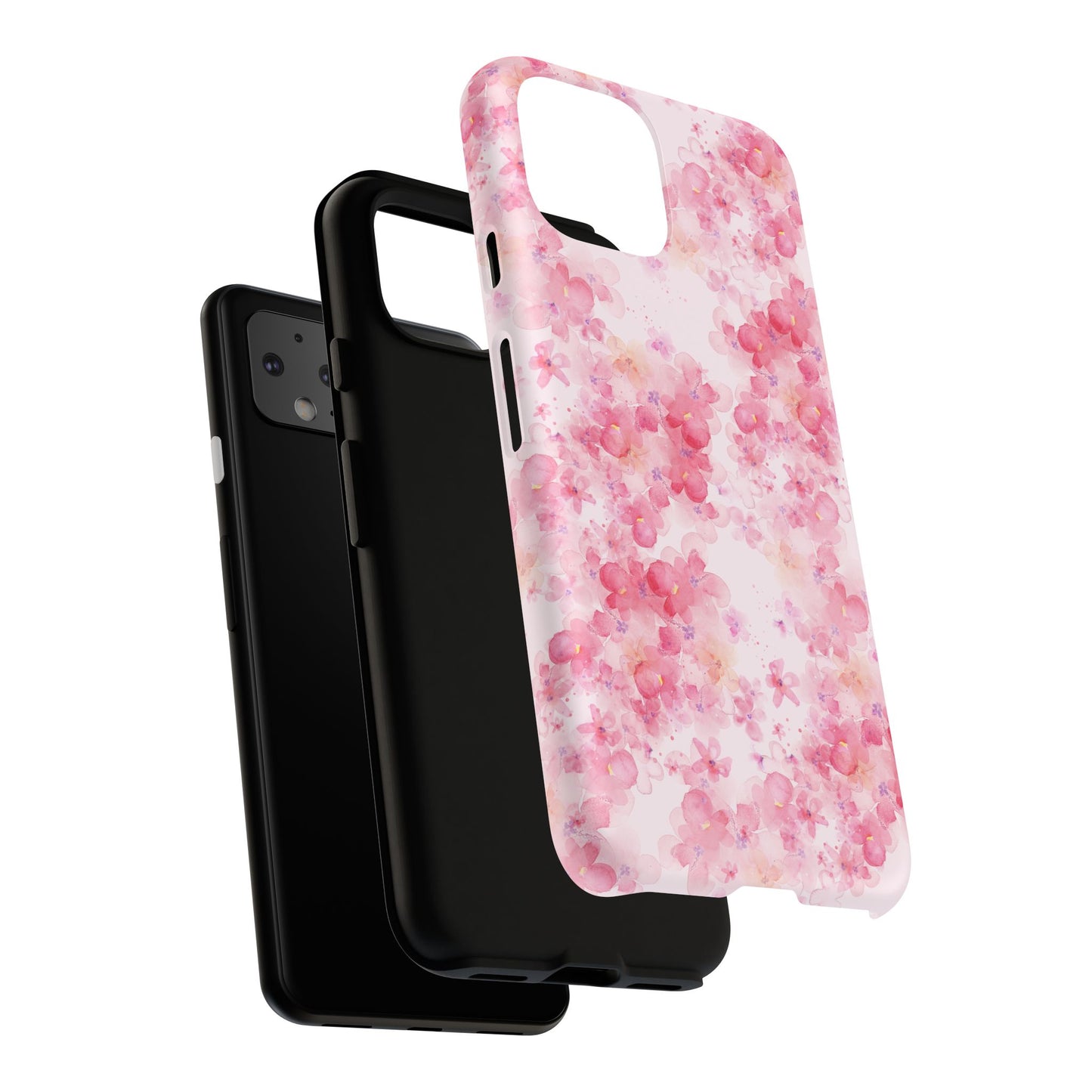Floral Phone Case - Tough Cases with Pink Blossom Design