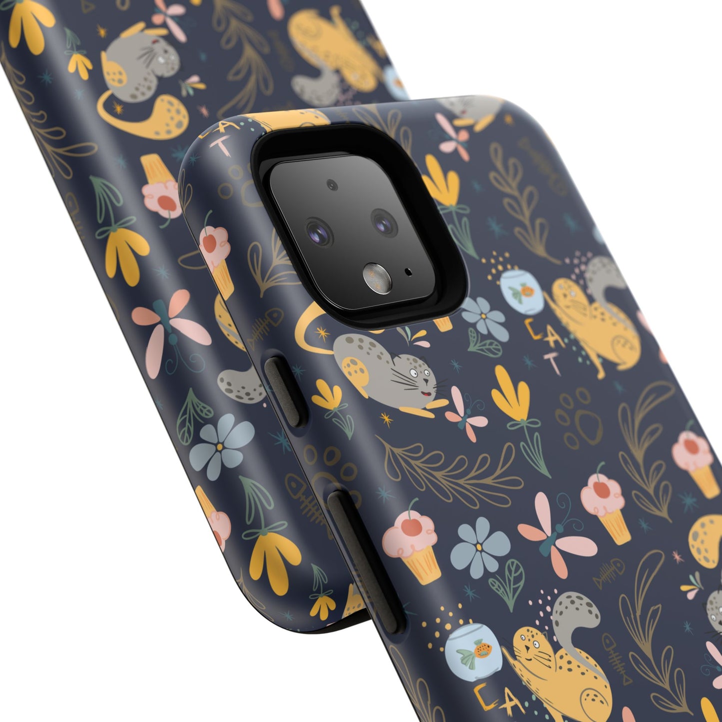 Cat-Themed Tough Phone Case - Tough Case For Stylish Protection