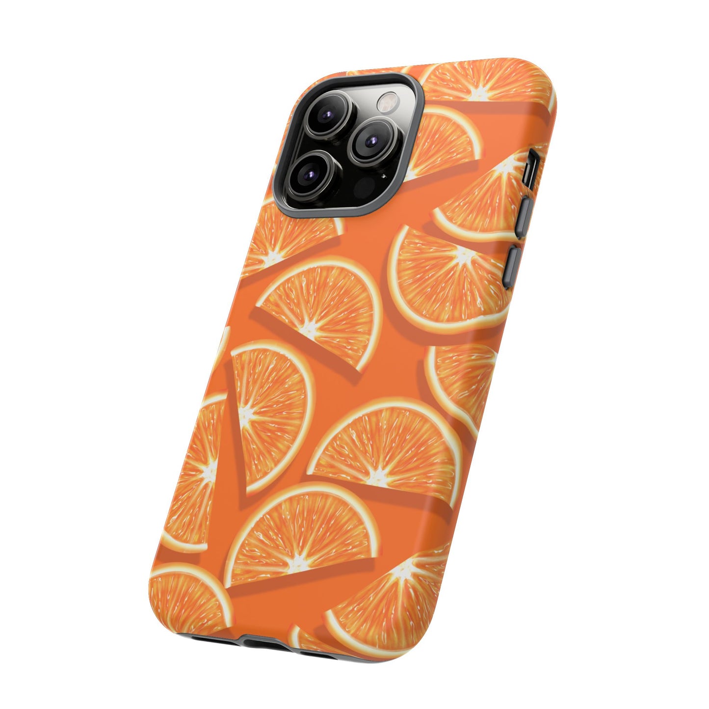 Vibrant Orange Slice Phone Case - Tough Cases for Phone Protection