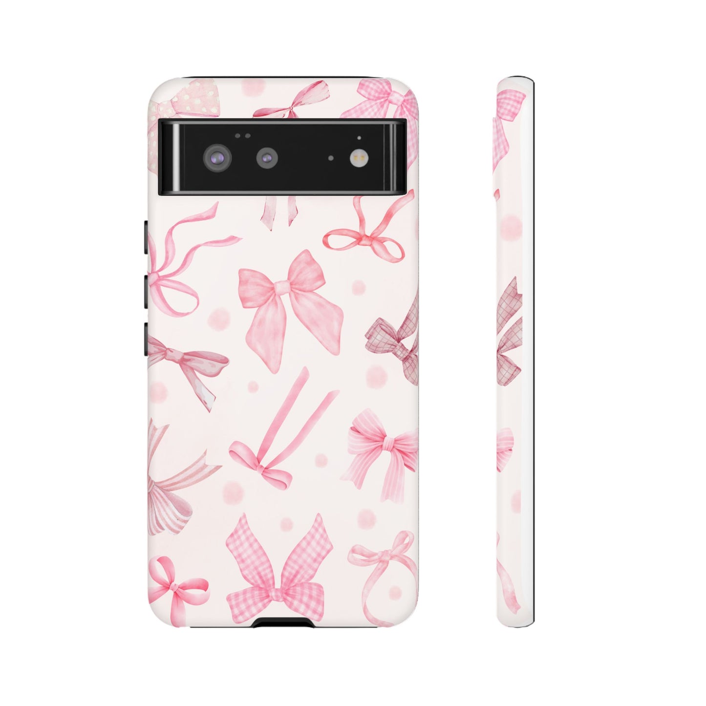 Beautiful Pink Bow Phone Case - Tough Case for Stylish Protection