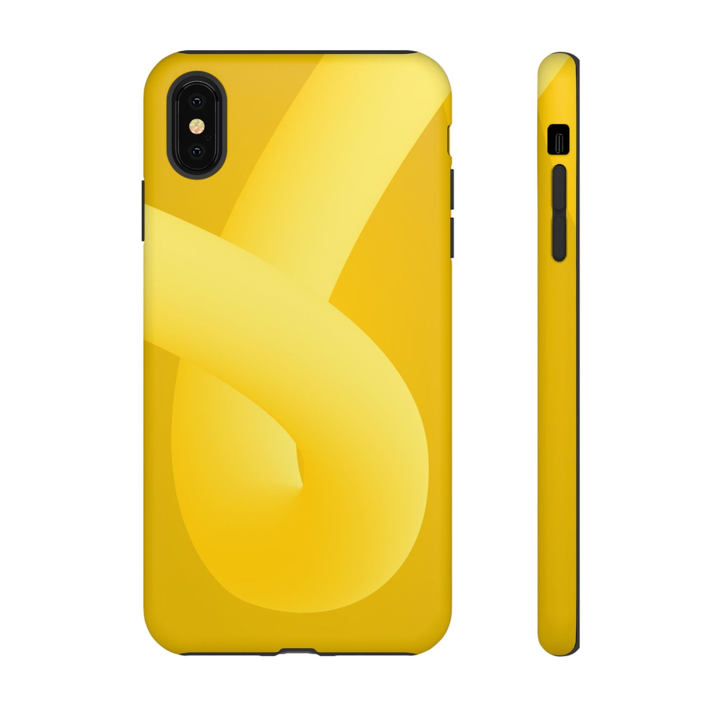 Stylish Tough Phone Case - Modern Yellow Design for Ultimate Protection