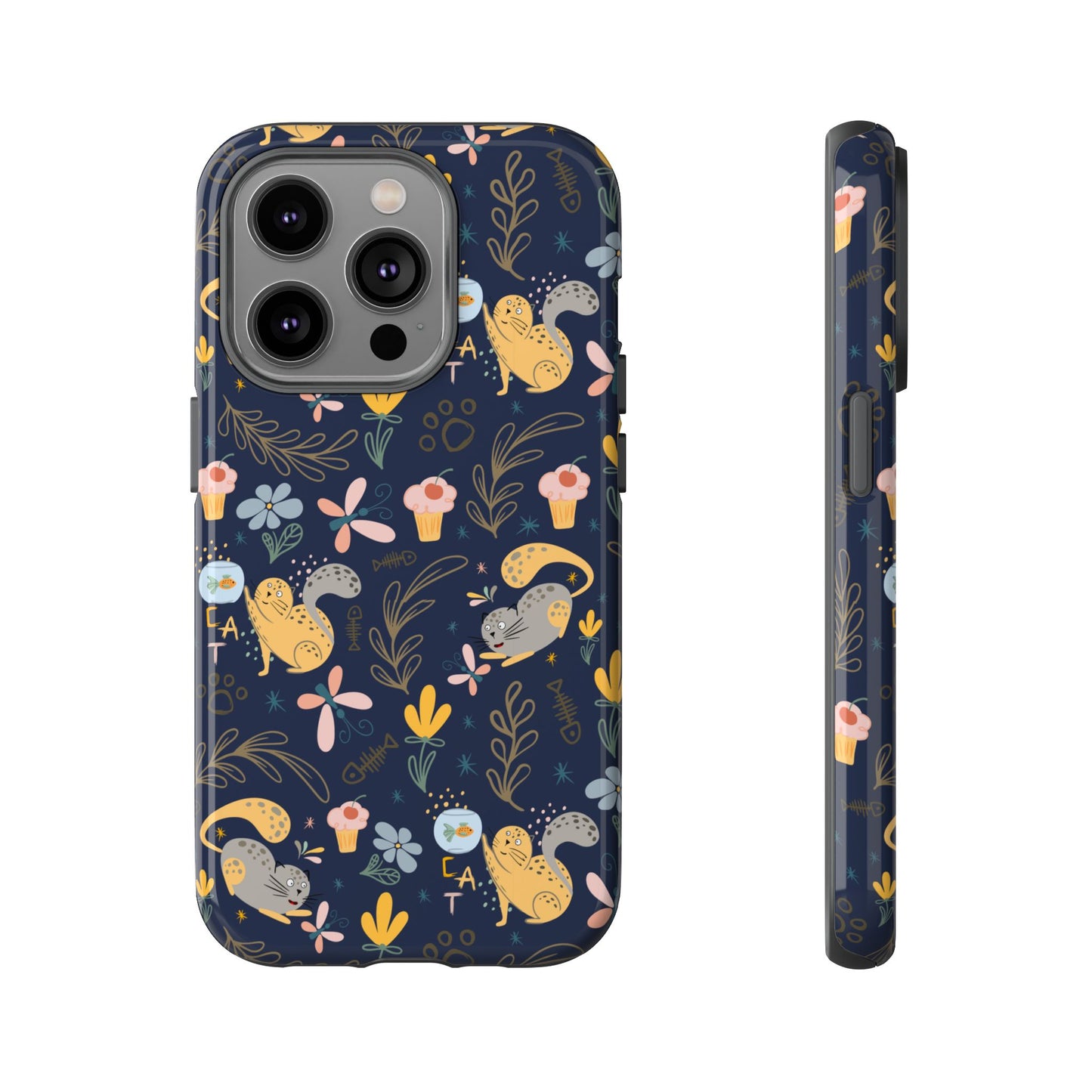 Cat-Themed Tough Phone Case - Tough Case For Stylish Protection