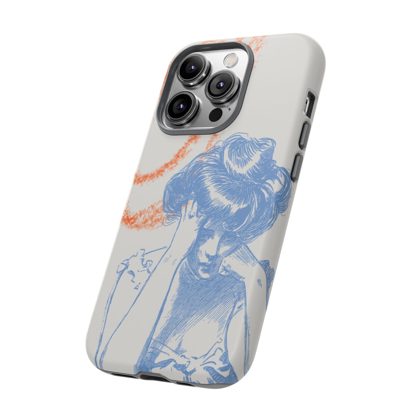 Artistic Phone Case with Stress Relief Design