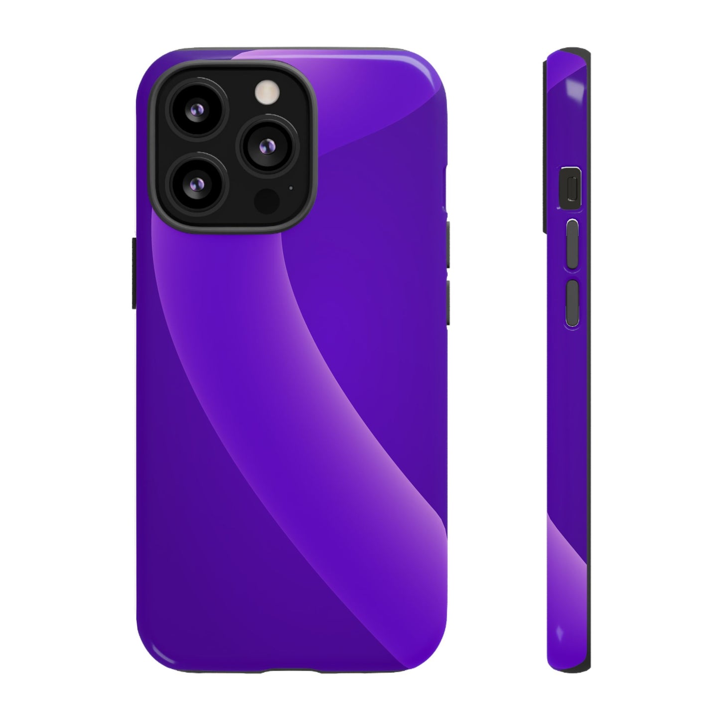 Stylish Tough Phone Case - Modern Purple Design for Ultimate Protection