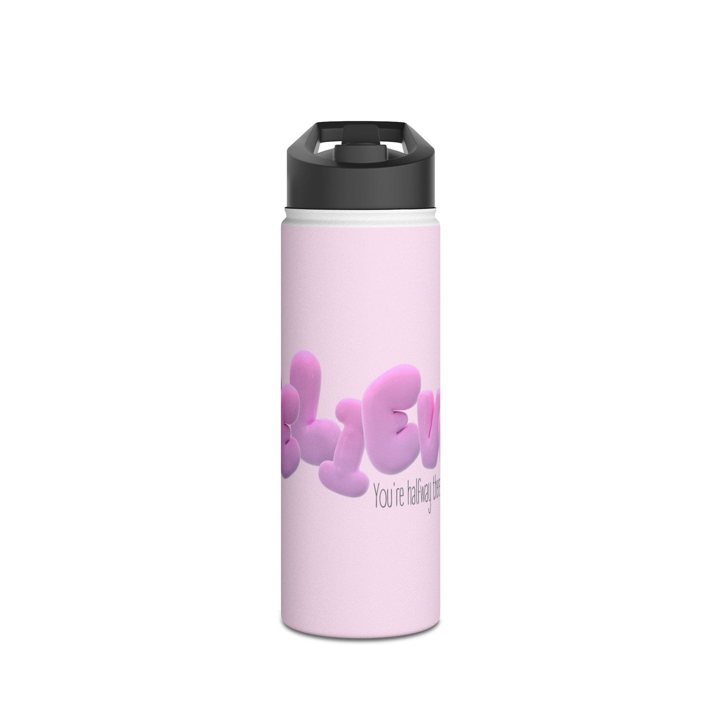 Inspirational Stainless Steel Water Bottle - Believe in Yourself
