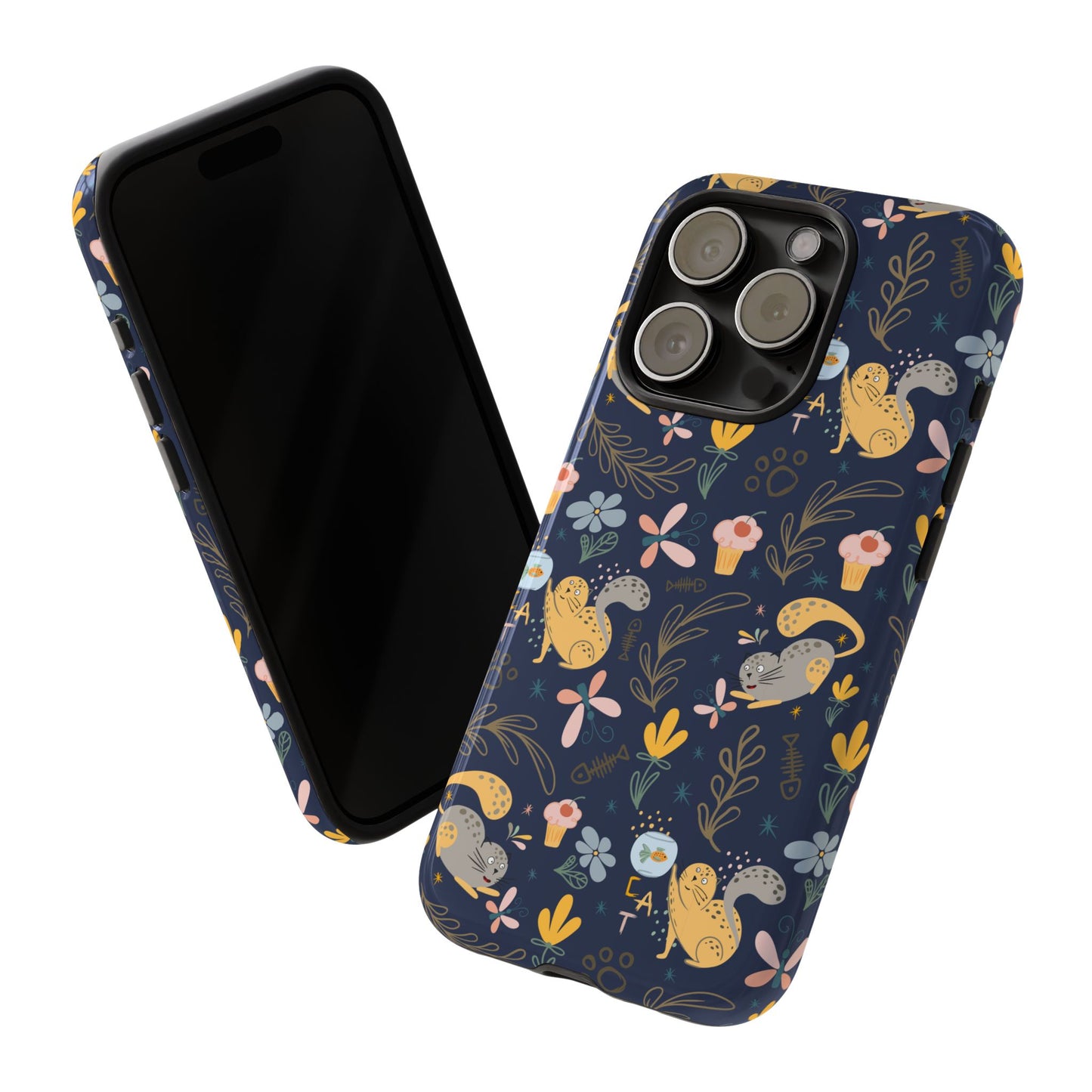 Cat-Themed Tough Phone Case - Tough Case For Stylish Protection