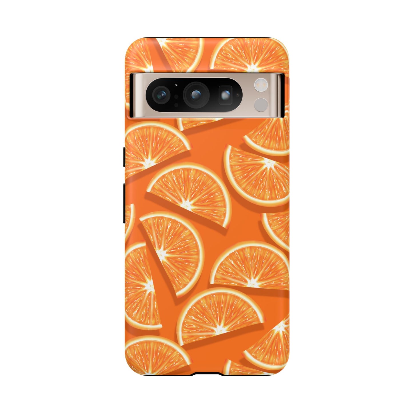 Vibrant Orange Slice Phone Case - Tough Cases for Phone Protection