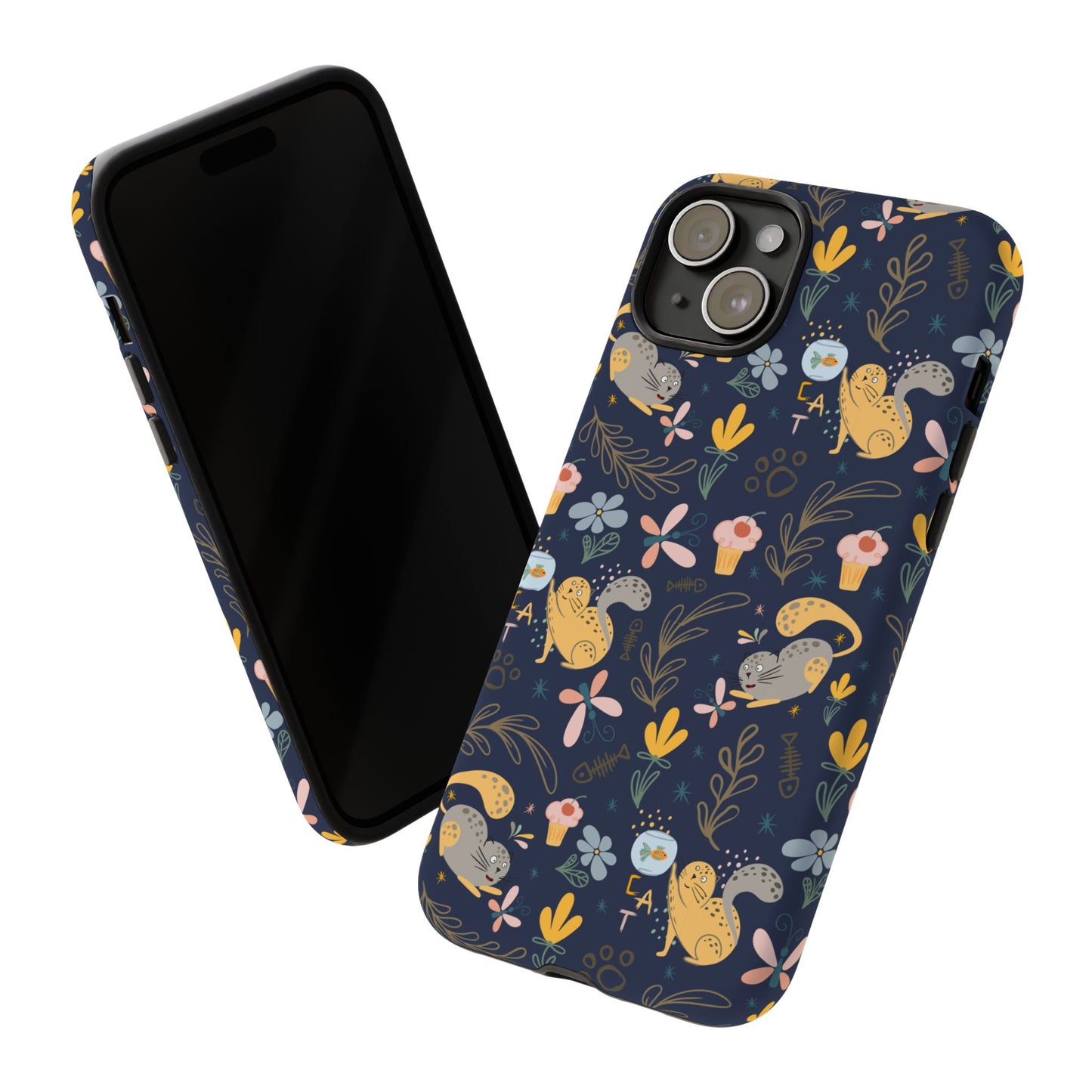 Cat-Themed Tough Phone Case - Tough Case For Stylish Protection
