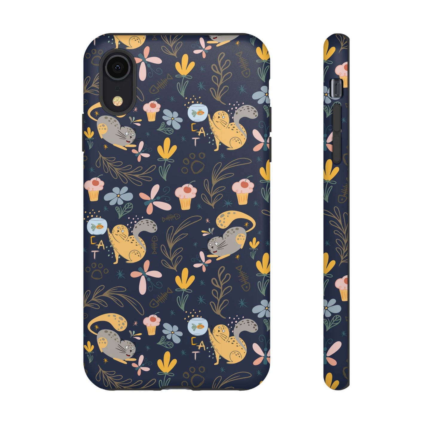 Cat-Themed Tough Phone Case - Tough Case For Stylish Protection
