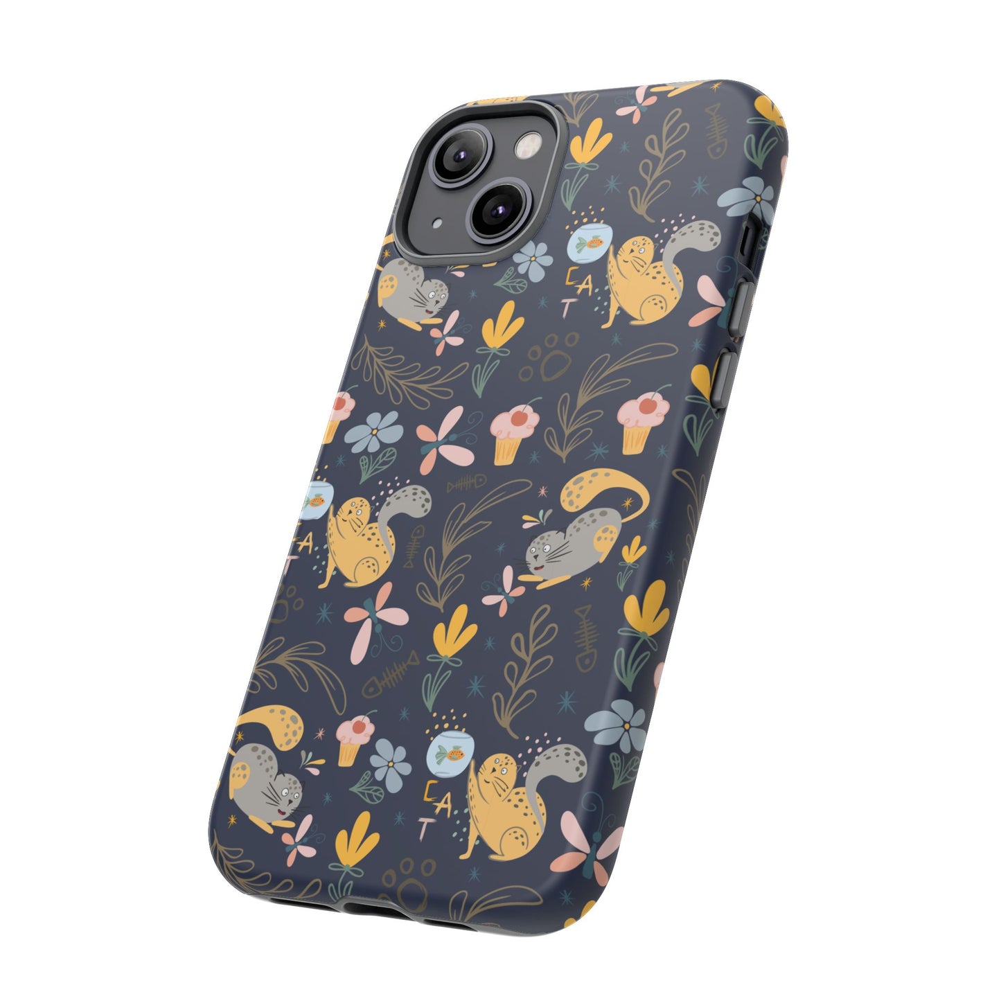 Cat-Themed Tough Phone Case - Tough Case For Stylish Protection