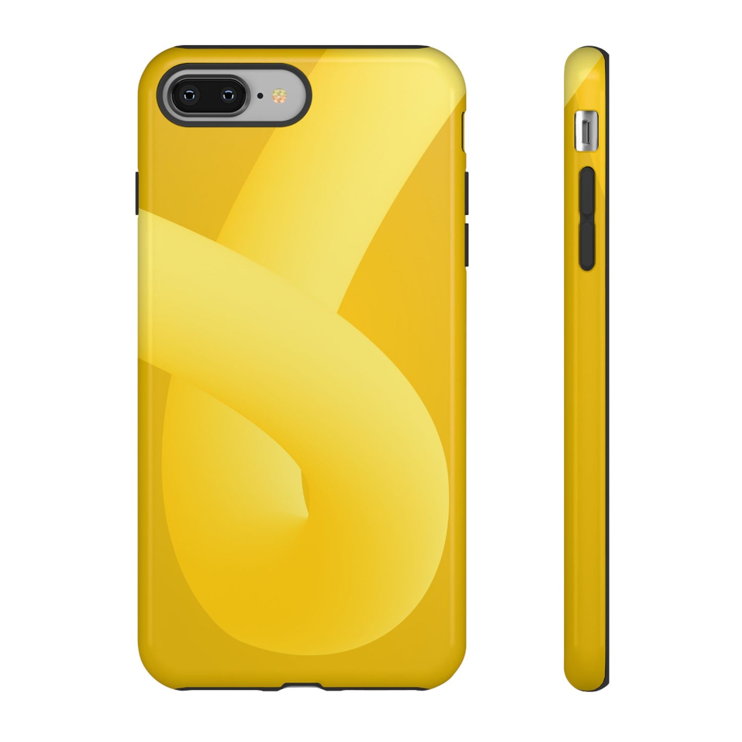 Stylish Tough Phone Case - Modern Yellow Design for Ultimate Protection