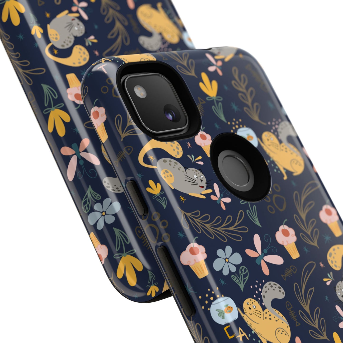 Cat-Themed Tough Phone Case - Tough Case For Stylish Protection