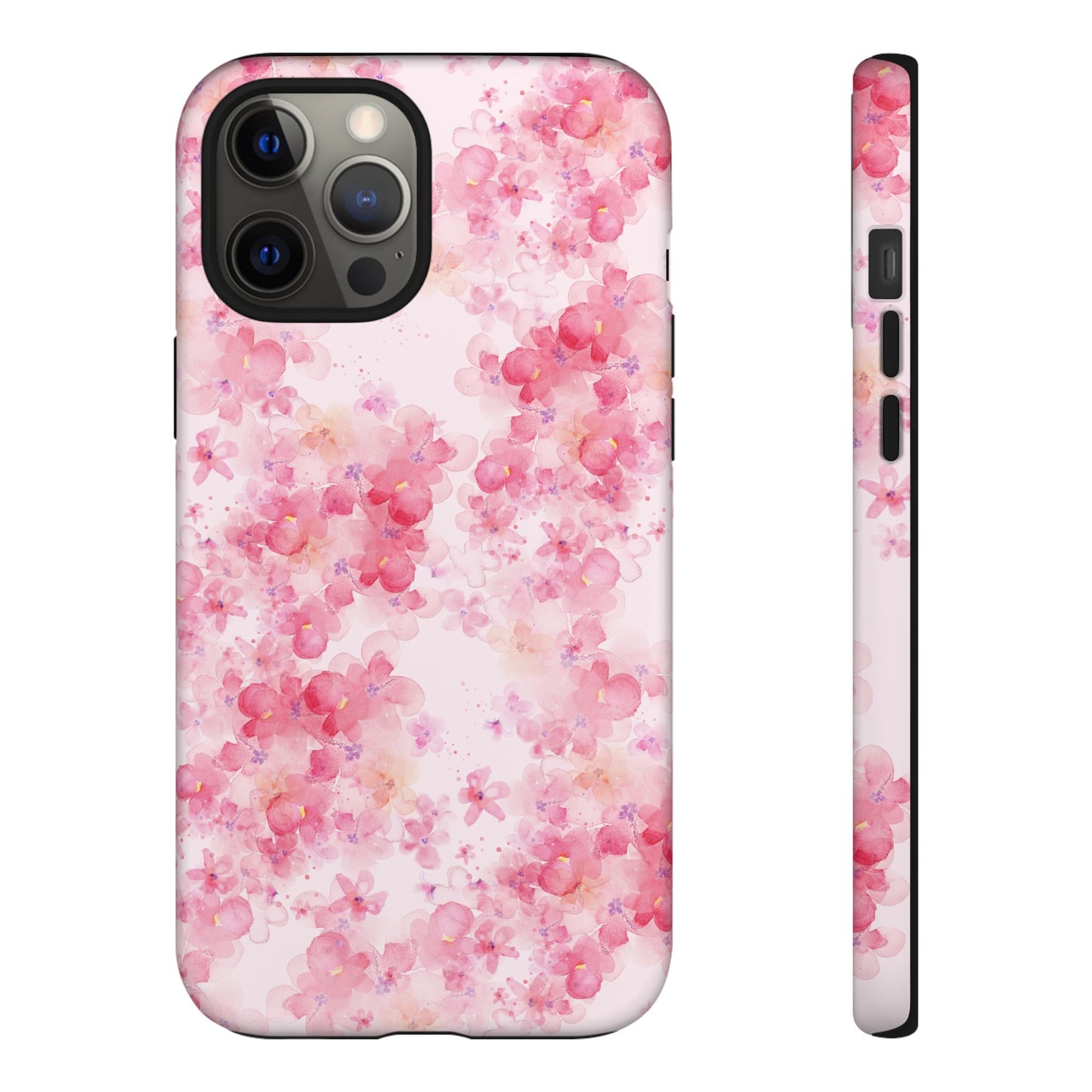 Floral Phone Case - Tough Cases with Pink Blossom Design