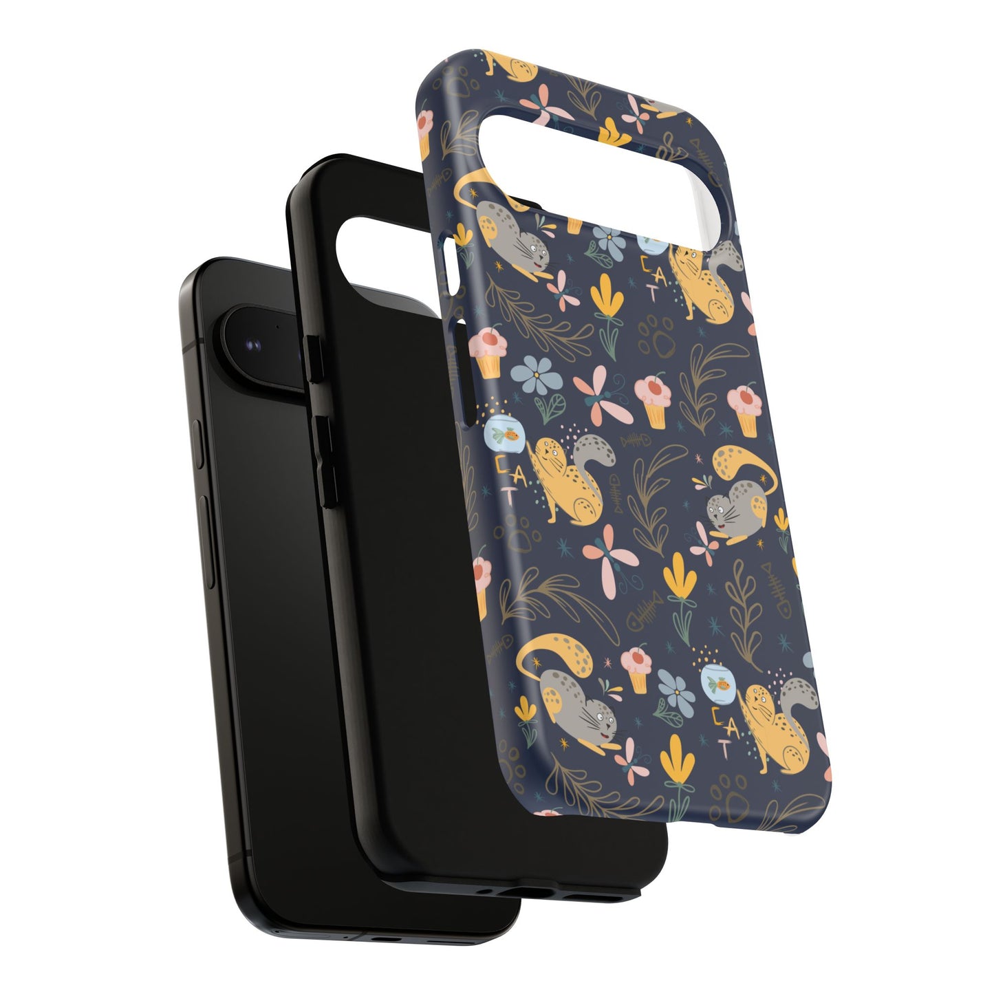 Cat-Themed Tough Phone Case - Tough Case For Stylish Protection