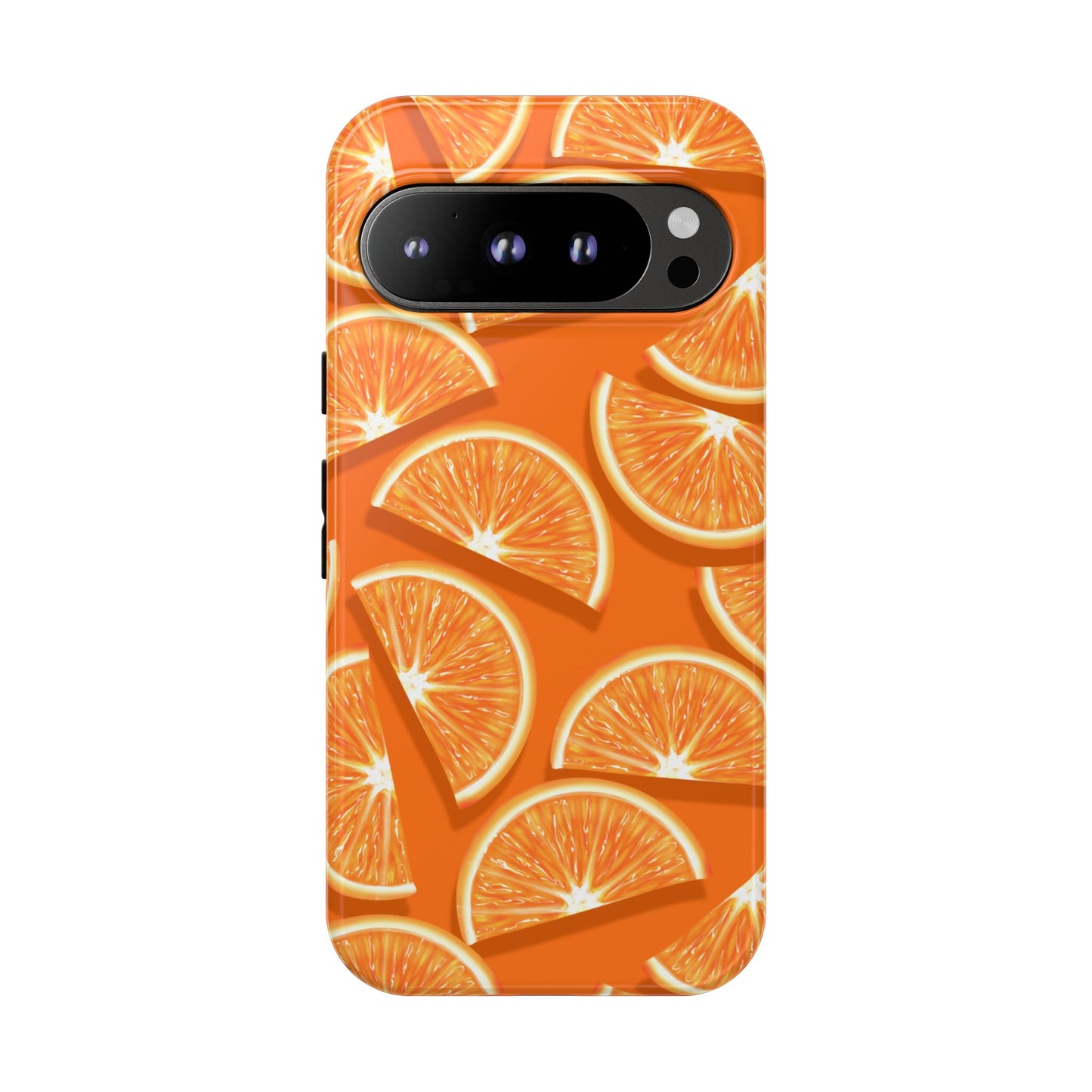 Vibrant Orange Slice Phone Case - Tough Cases for Phone Protection
