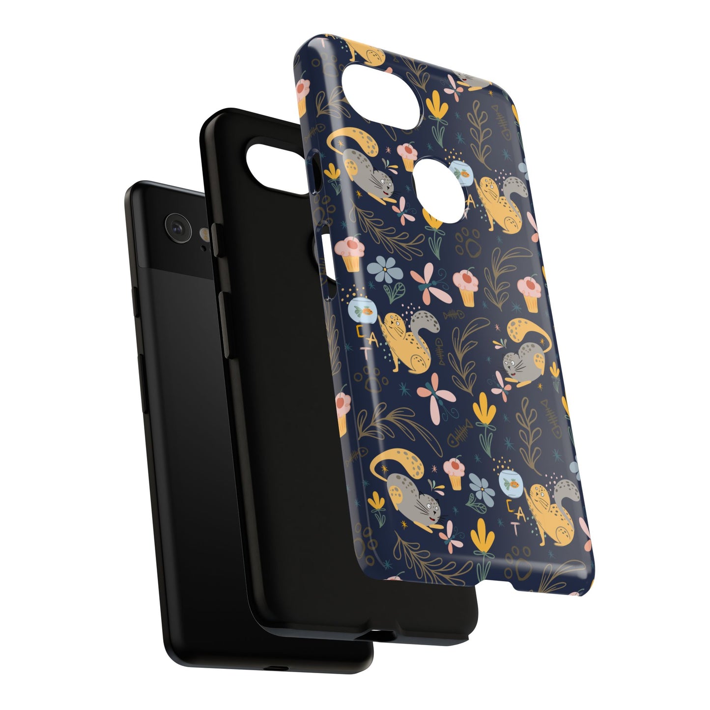 Cat-Themed Tough Phone Case - Tough Case For Stylish Protection