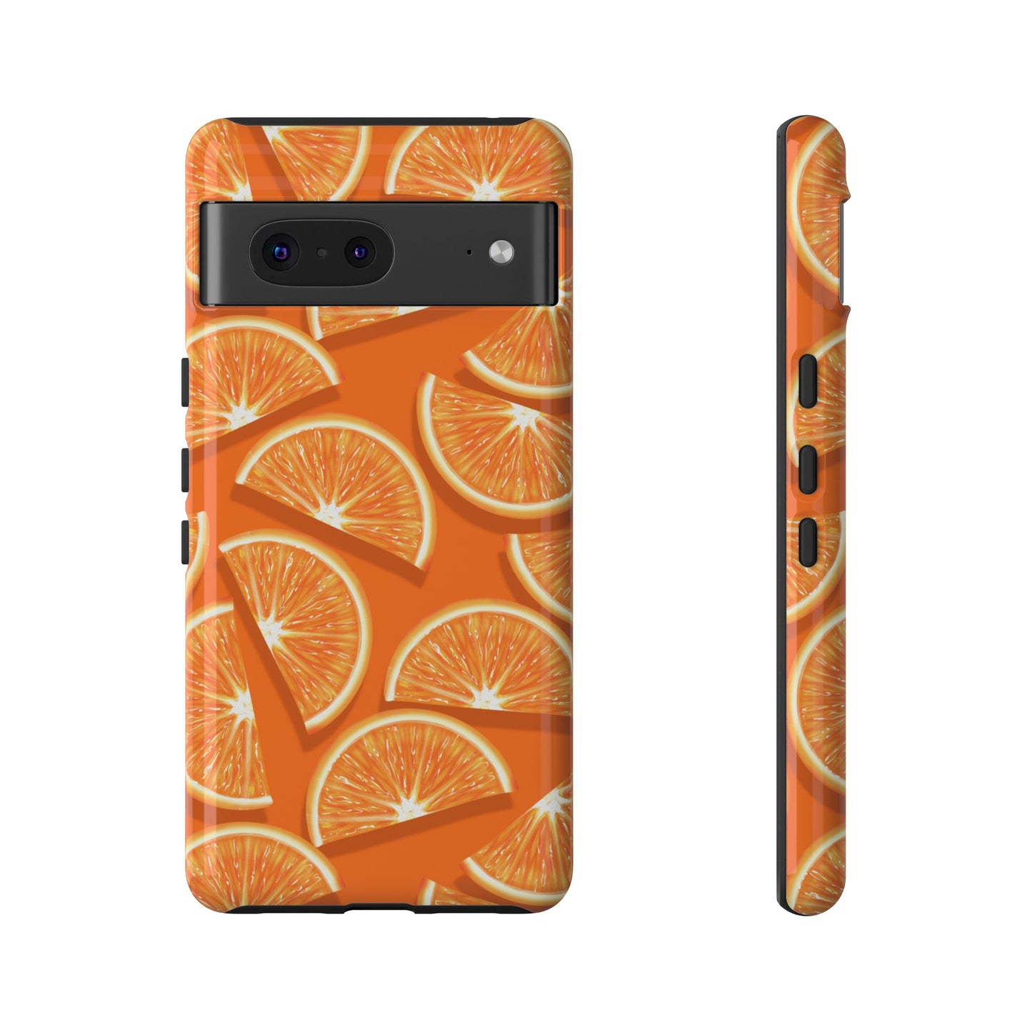 Vibrant Orange Slice Phone Case - Tough Cases for Phone Protection