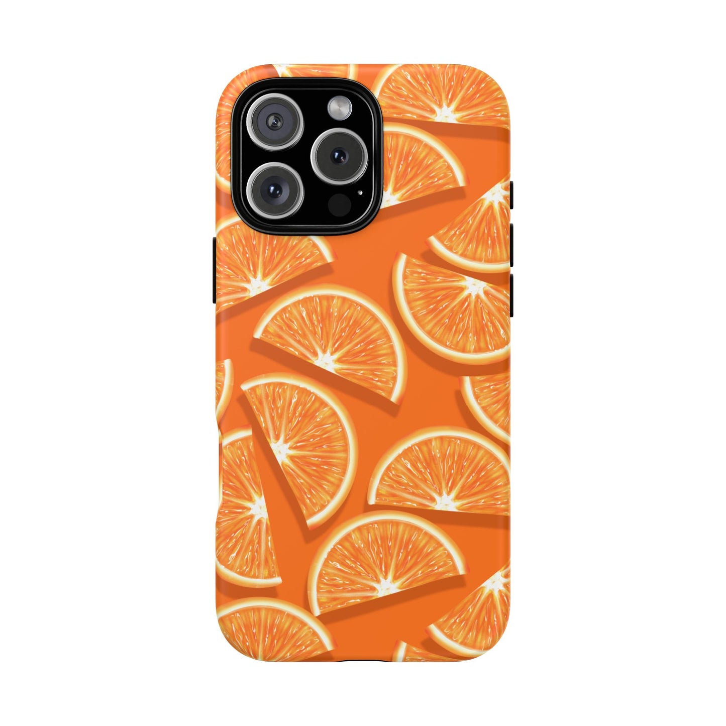 Vibrant Orange Slice Phone Case - Tough Cases for Phone Protection