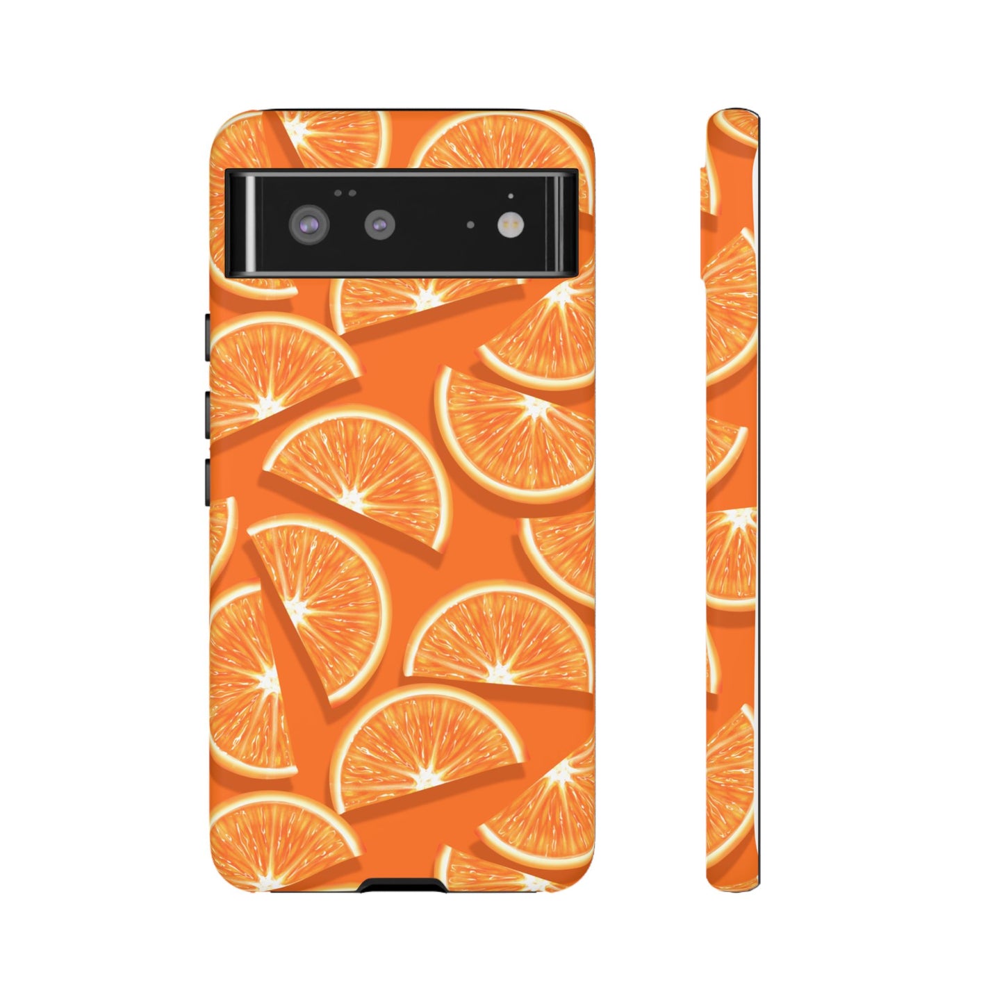 Vibrant Orange Slice Phone Case - Tough Cases for Phone Protection