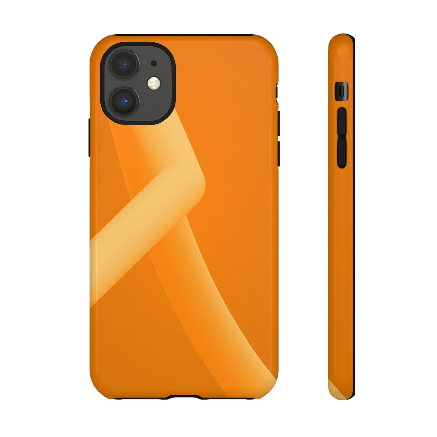 Stylish Tough Phone Case - Modern Orange Design for Ultimate Protection