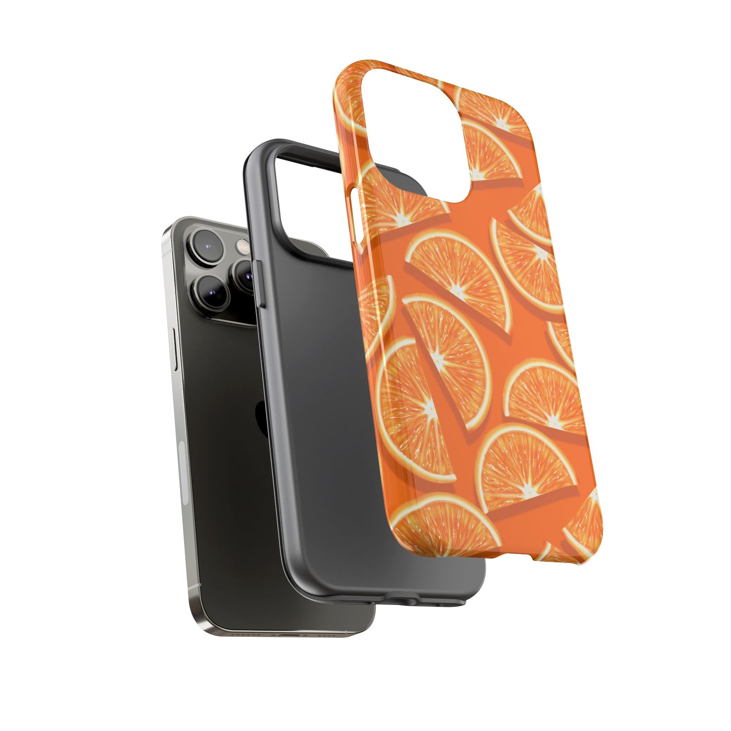 Vibrant Orange Slice Phone Case - Tough Cases for Phone Protection