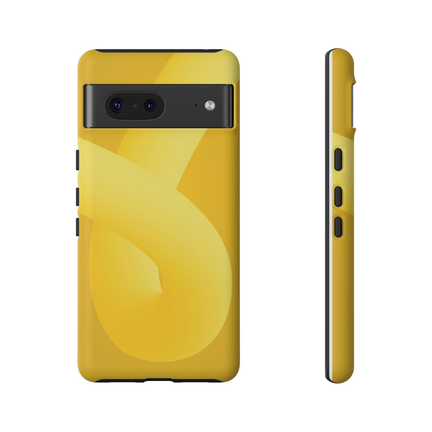 Stylish Tough Phone Case - Modern Yellow Design for Ultimate Protection