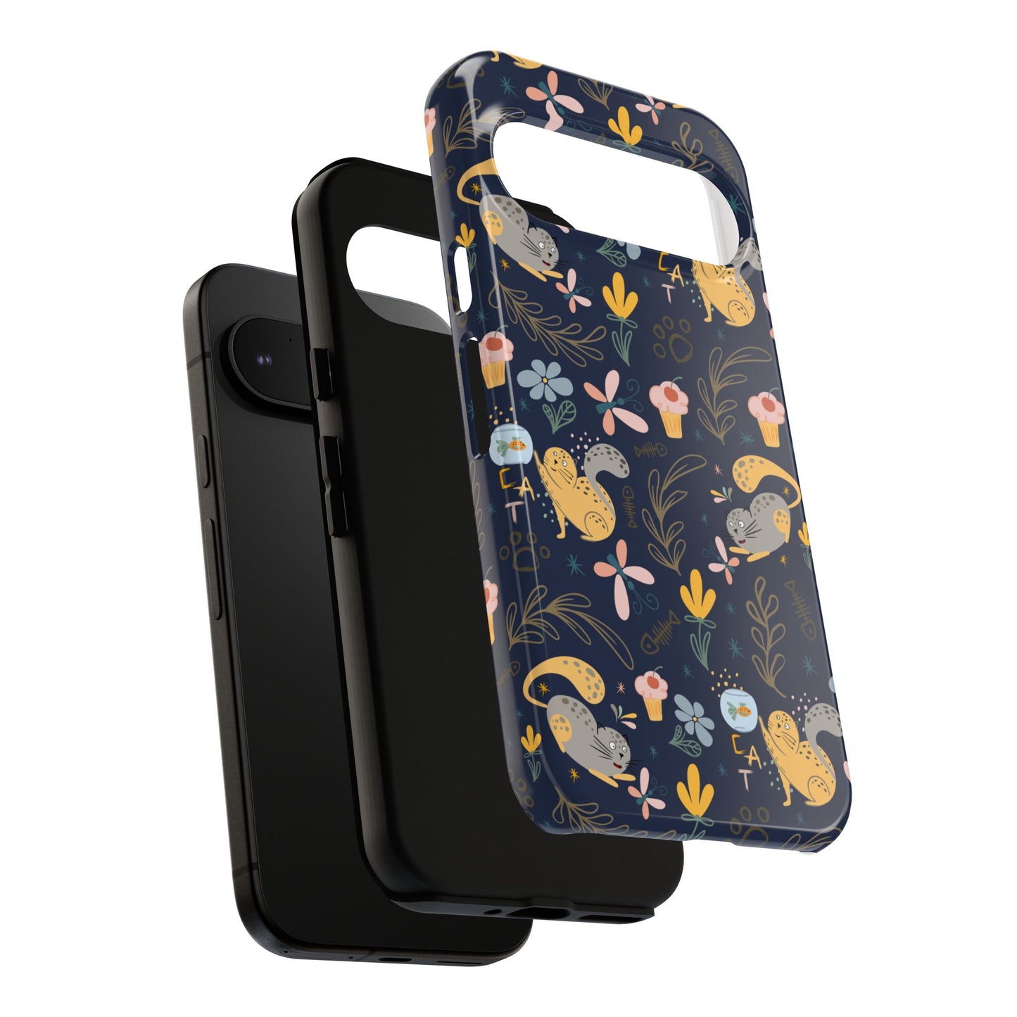 Cat-Themed Tough Phone Case - Tough Case For Stylish Protection