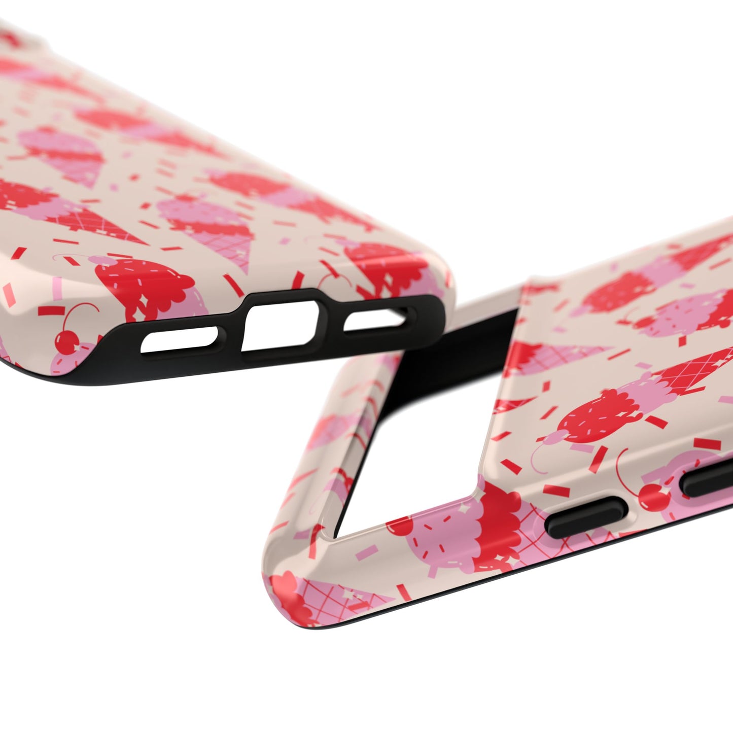 Ice Cream Phone Case - Cute Tough Cases for Ice Cream Lovers, Fun Summer Accessory, Birthday Gift, Colorful iPhone Cover