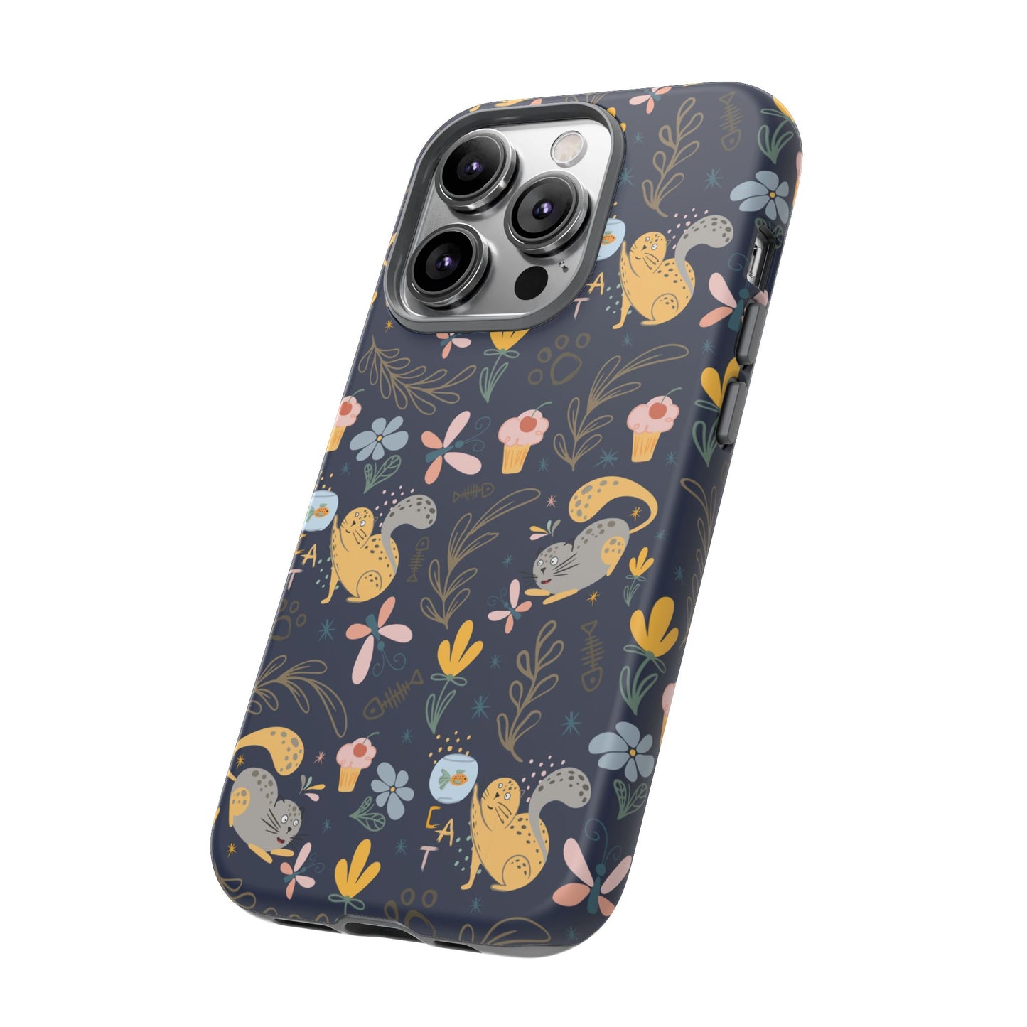 Cat-Themed Tough Phone Case - Tough Case For Stylish Protection