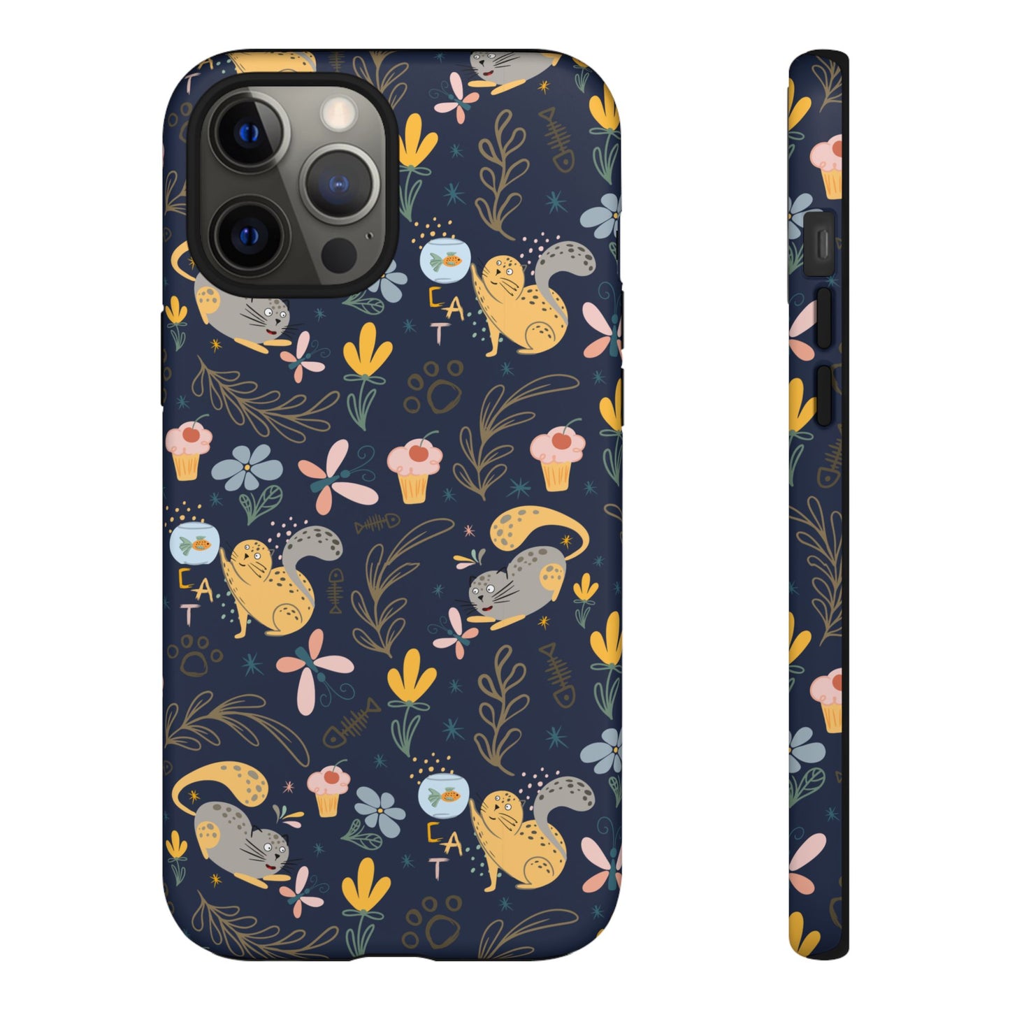 Cat-Themed Tough Phone Case - Tough Case For Stylish Protection
