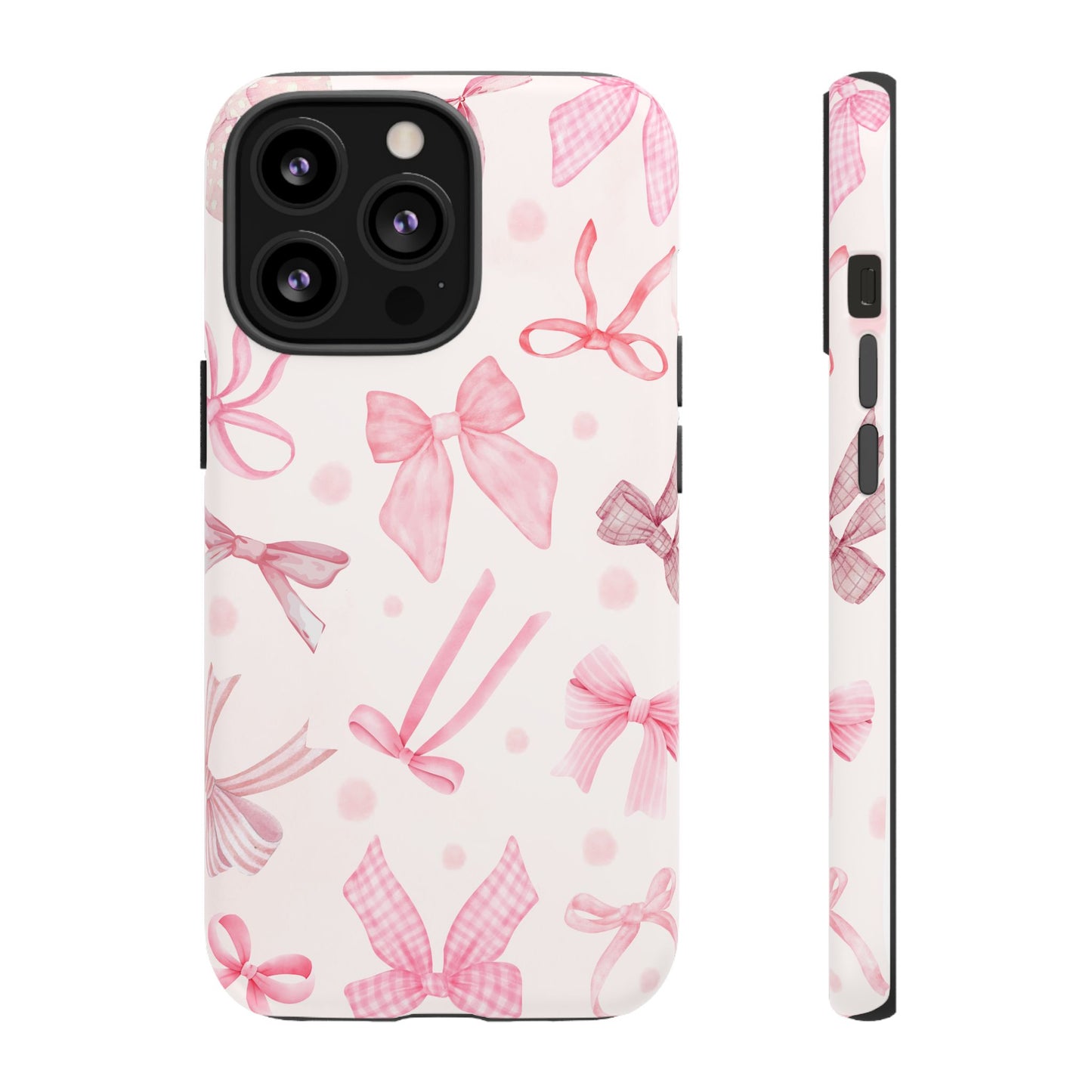 Beautiful Pink Bow Phone Case - Tough Case for Stylish Protection
