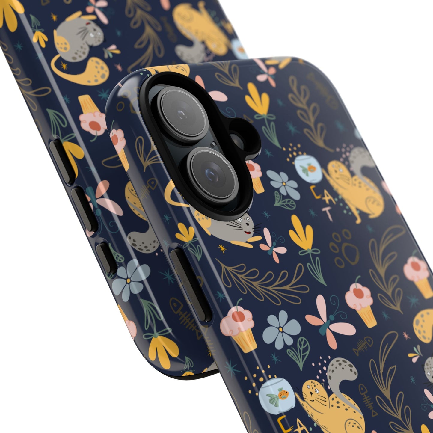 Cat-Themed Tough Phone Case - Tough Case For Stylish Protection