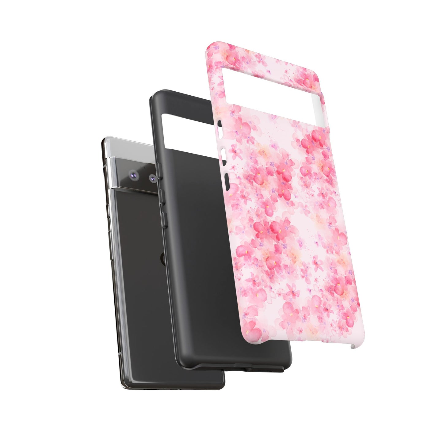 Floral Phone Case - Tough Cases with Pink Blossom Design