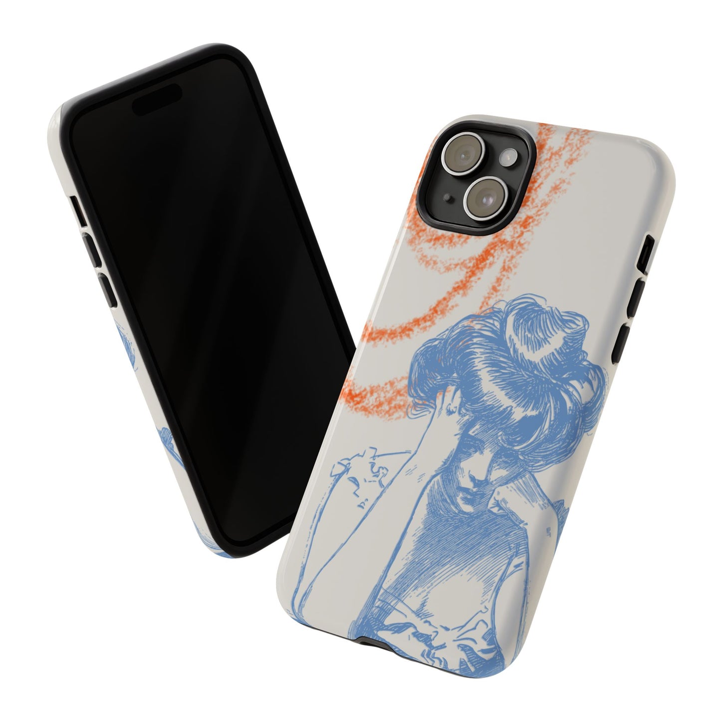 Artistic Phone Case with Stress Relief Design
