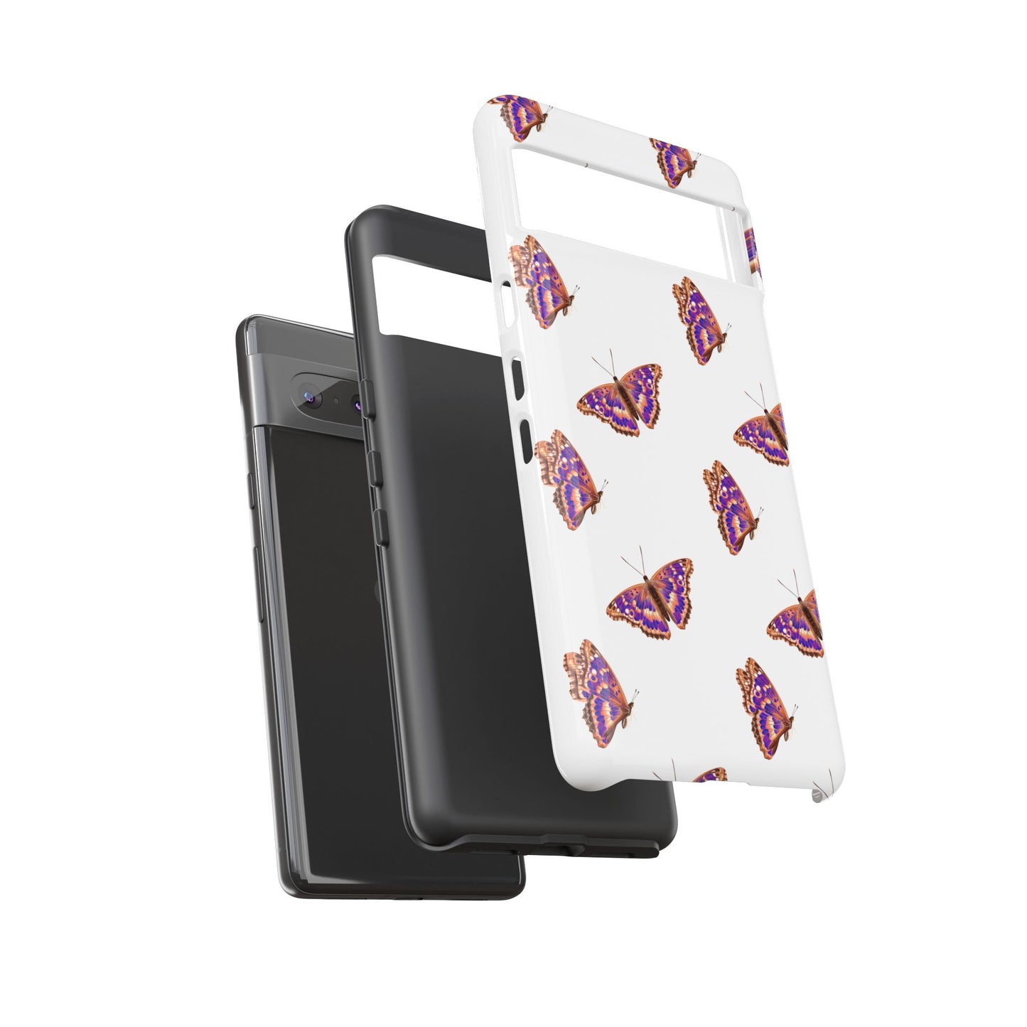 Butterfly Print Phone Case - Tough Case For Stylish Protection