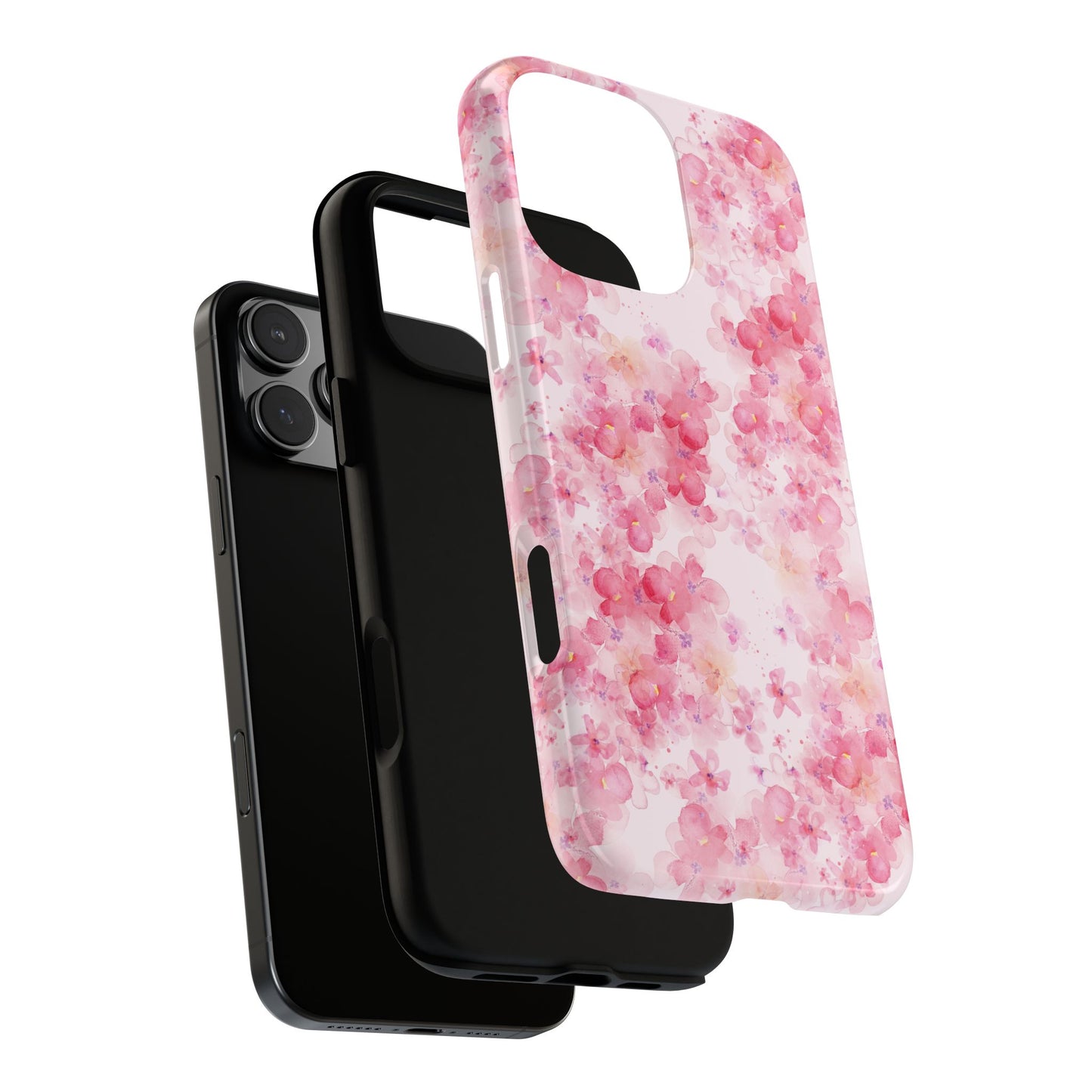 Floral Phone Case - Tough Cases with Pink Blossom Design