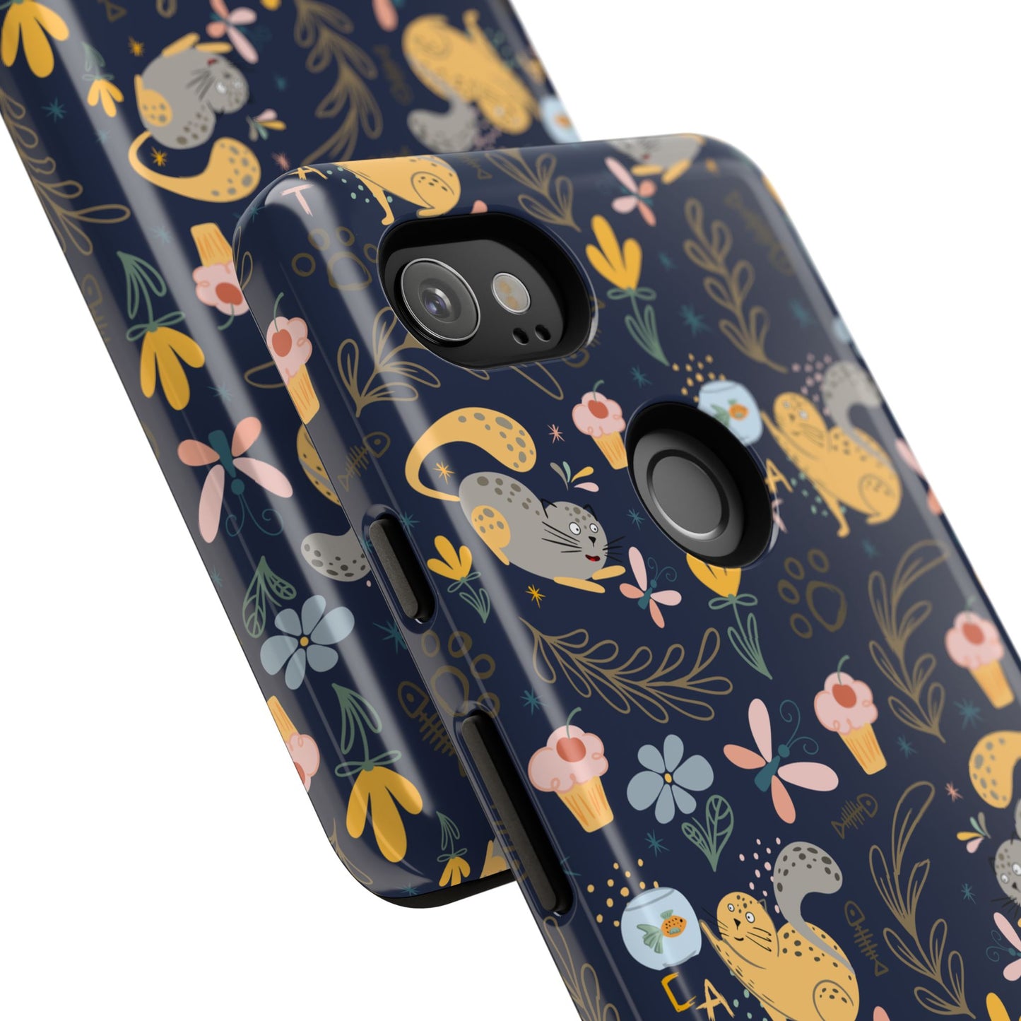 Cat-Themed Tough Phone Case - Tough Case For Stylish Protection