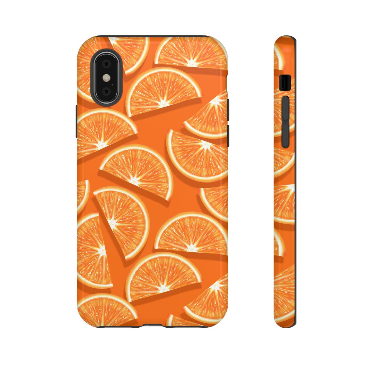 Vibrant Orange Slice Phone Case - Tough Cases for Phone Protection