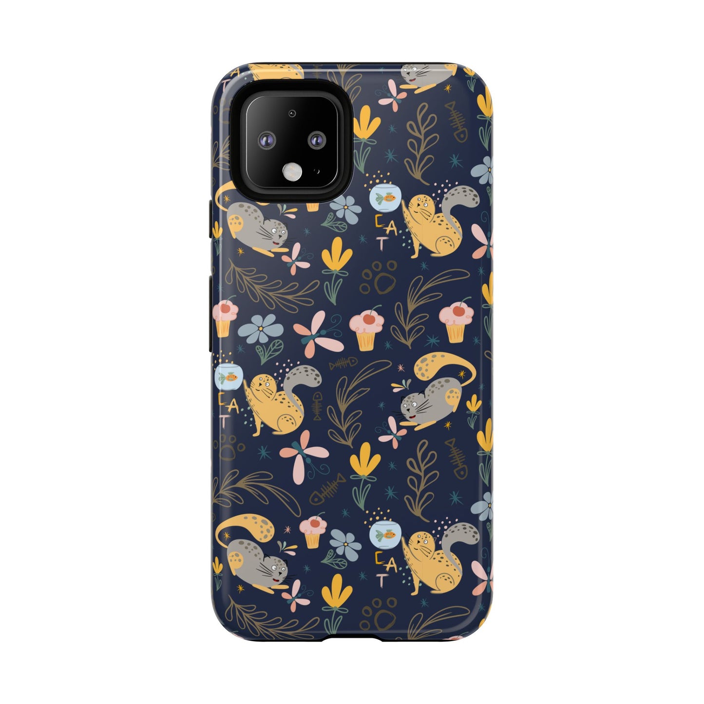 Cat-Themed Tough Phone Case - Tough Case For Stylish Protection