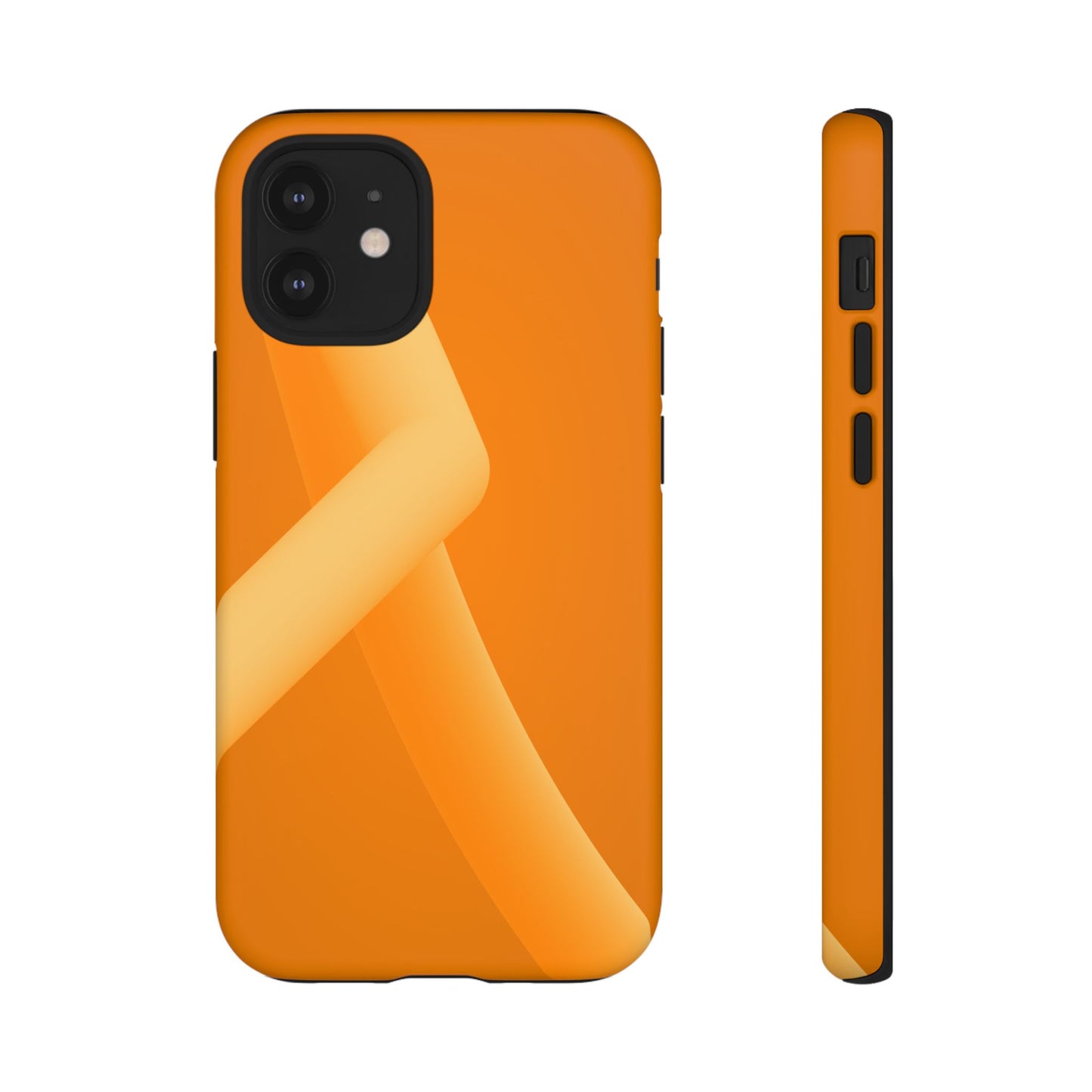 Stylish Tough Phone Case - Modern Orange Design for Ultimate Protection