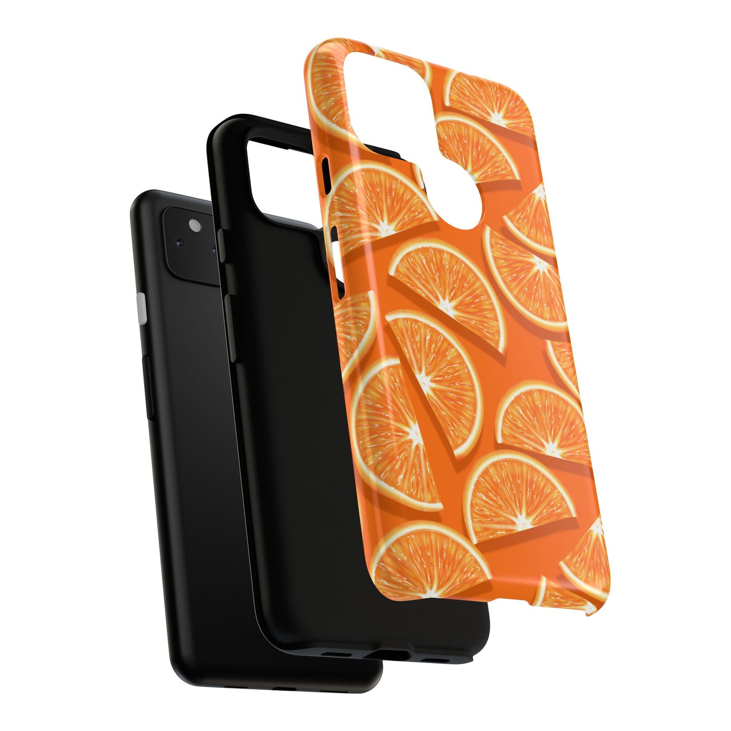Vibrant Orange Slice Phone Case - Tough Cases for Phone Protection