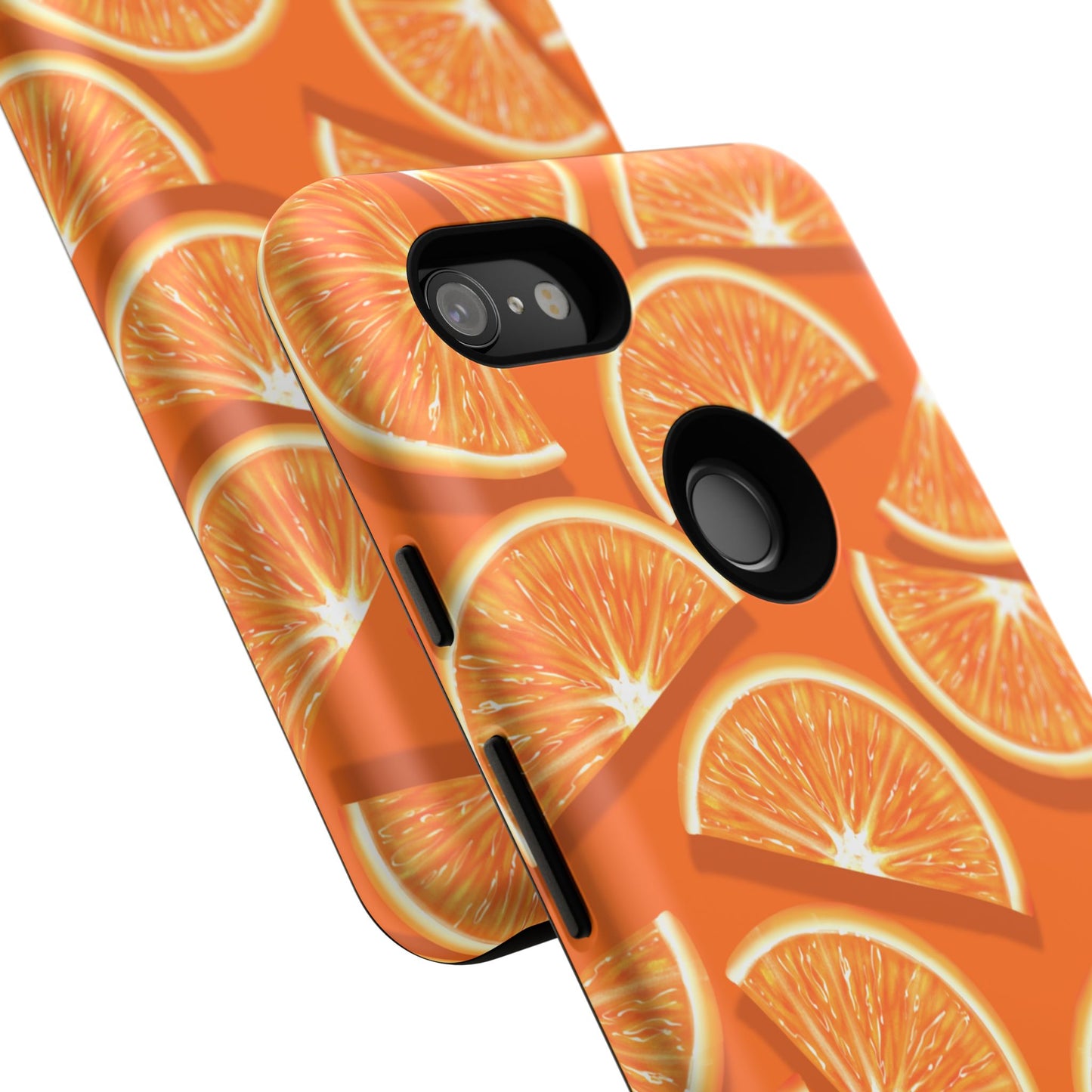 Vibrant Orange Slice Phone Case - Tough Cases for Phone Protection
