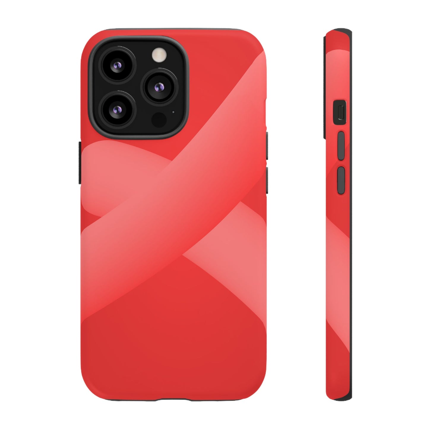 Stylish Tough Phone Case - Modern Red Design for Ultimate Protection